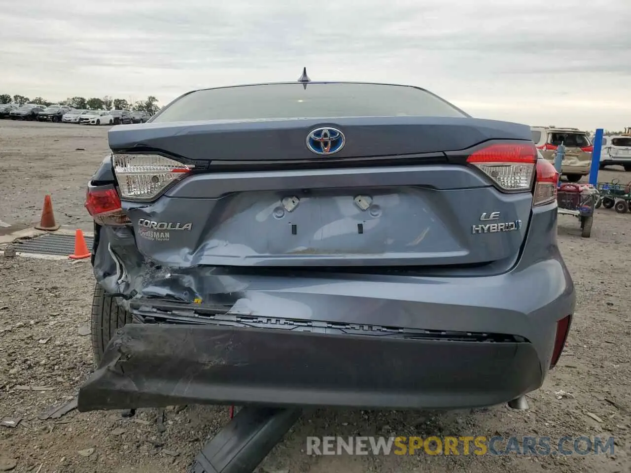 6 fotografías del automóvil dañado JTDBDMHE0P3001601 TOYOTA COROLLA 2023
