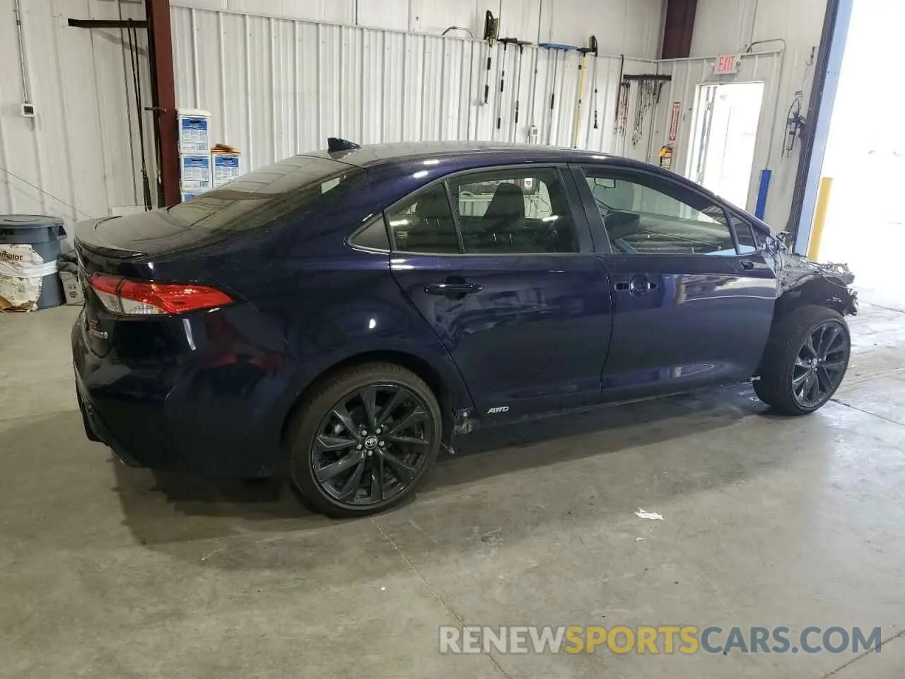 3 fotografías del automóvil dañado JTDBDMHE1PJ003627 TOYOTA COROLLA 2023