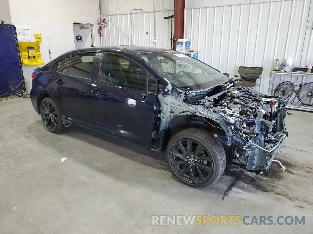 4 fotografías del automóvil dañado JTDBDMHE1PJ003627 TOYOTA COROLLA 2023