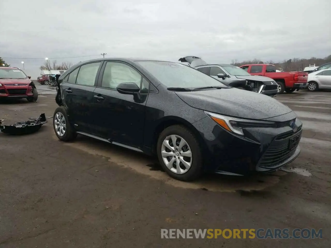 4 fotografías del automóvil dañado JTDBDMHE2P3002183 TOYOTA COROLLA 2023