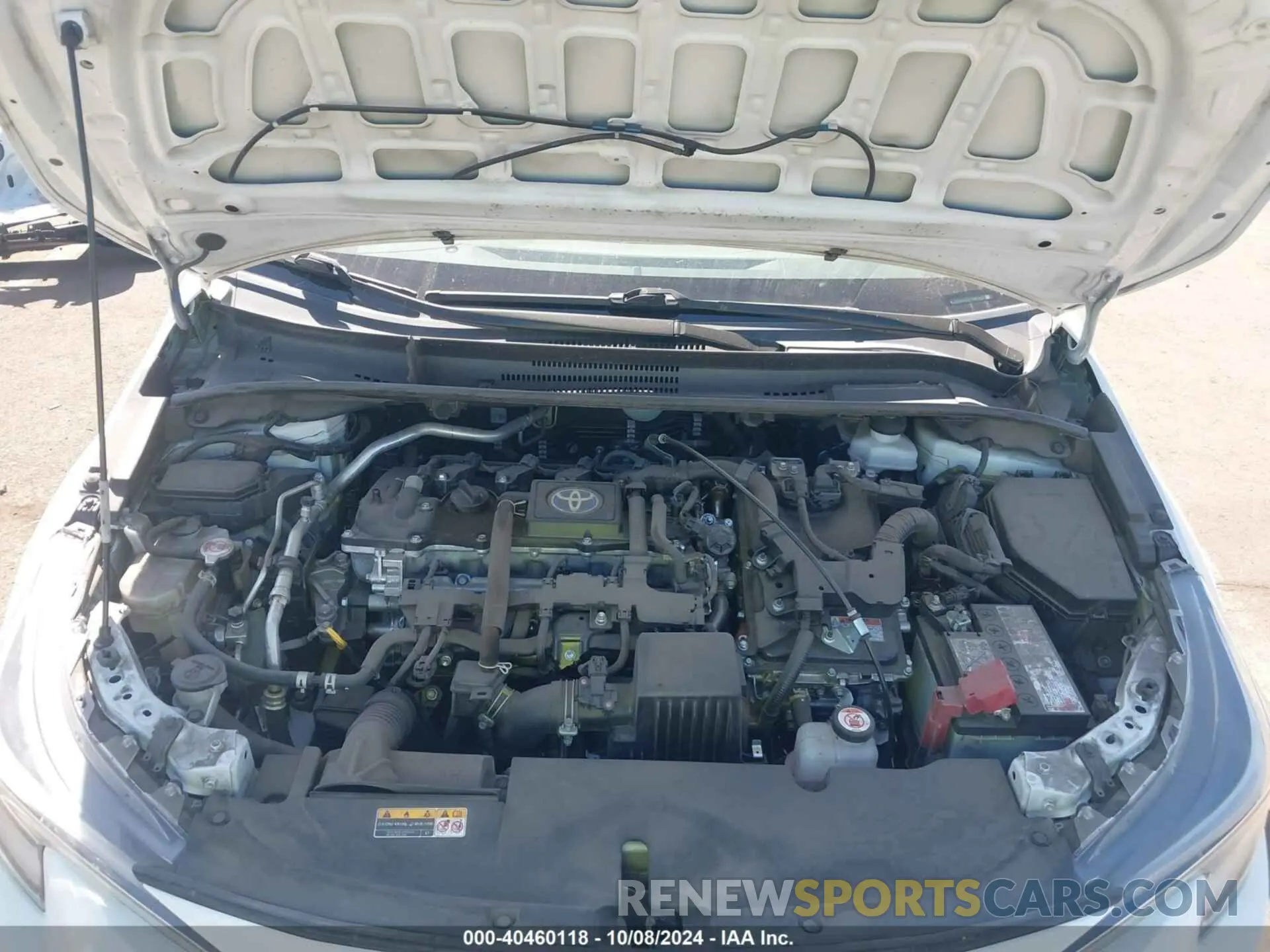 10 fotografías del automóvil dañado JTDBDMHE3P3000863 TOYOTA COROLLA 2023