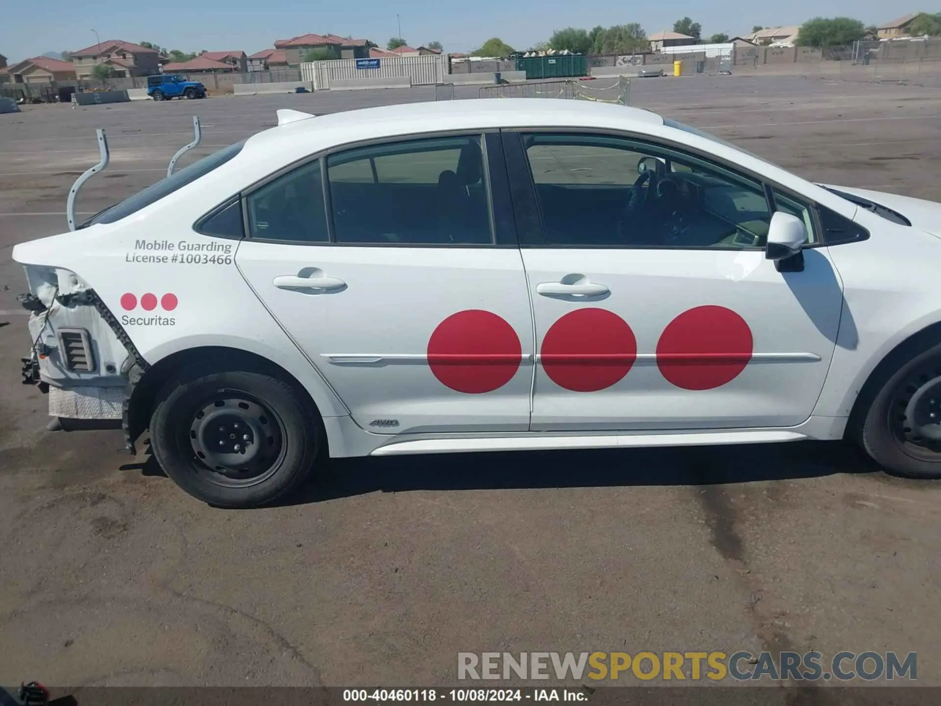 14 fotografías del automóvil dañado JTDBDMHE3P3000863 TOYOTA COROLLA 2023