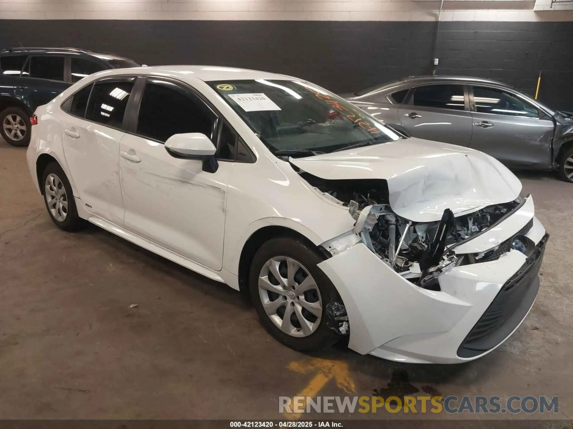 1 fotografías del automóvil dañado JTDBDMHE3P3003472 TOYOTA COROLLA 2023