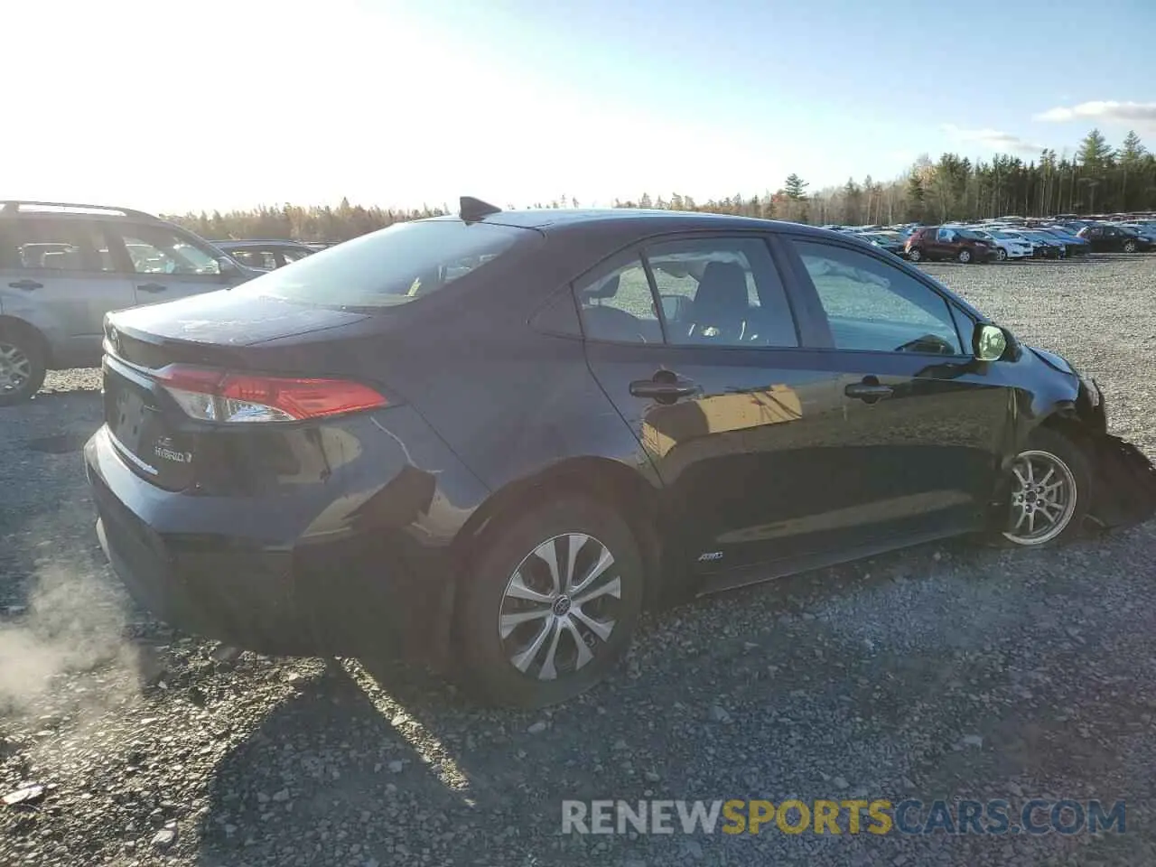 3 fotografías del automóvil dañado JTDBDMHE4P3005621 TOYOTA COROLLA 2023