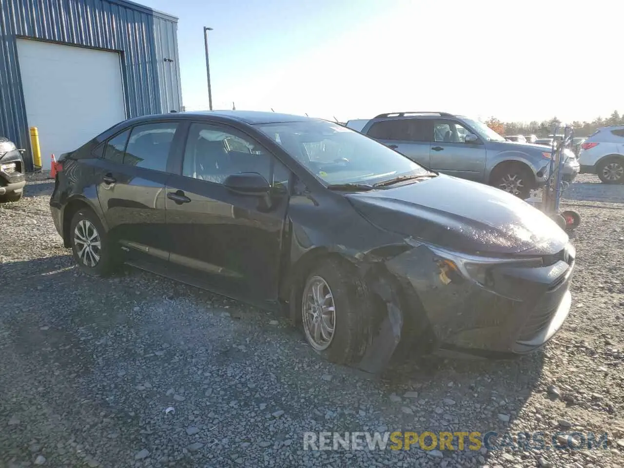 4 fotografías del automóvil dañado JTDBDMHE4P3005621 TOYOTA COROLLA 2023