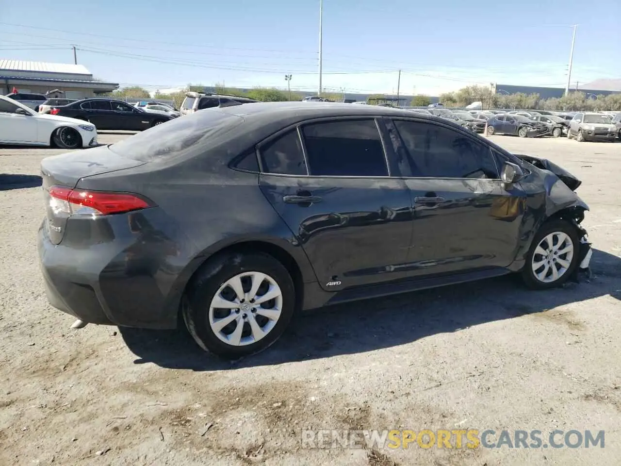 3 fotografías del automóvil dañado JTDBDMHE6P3002476 TOYOTA COROLLA 2023