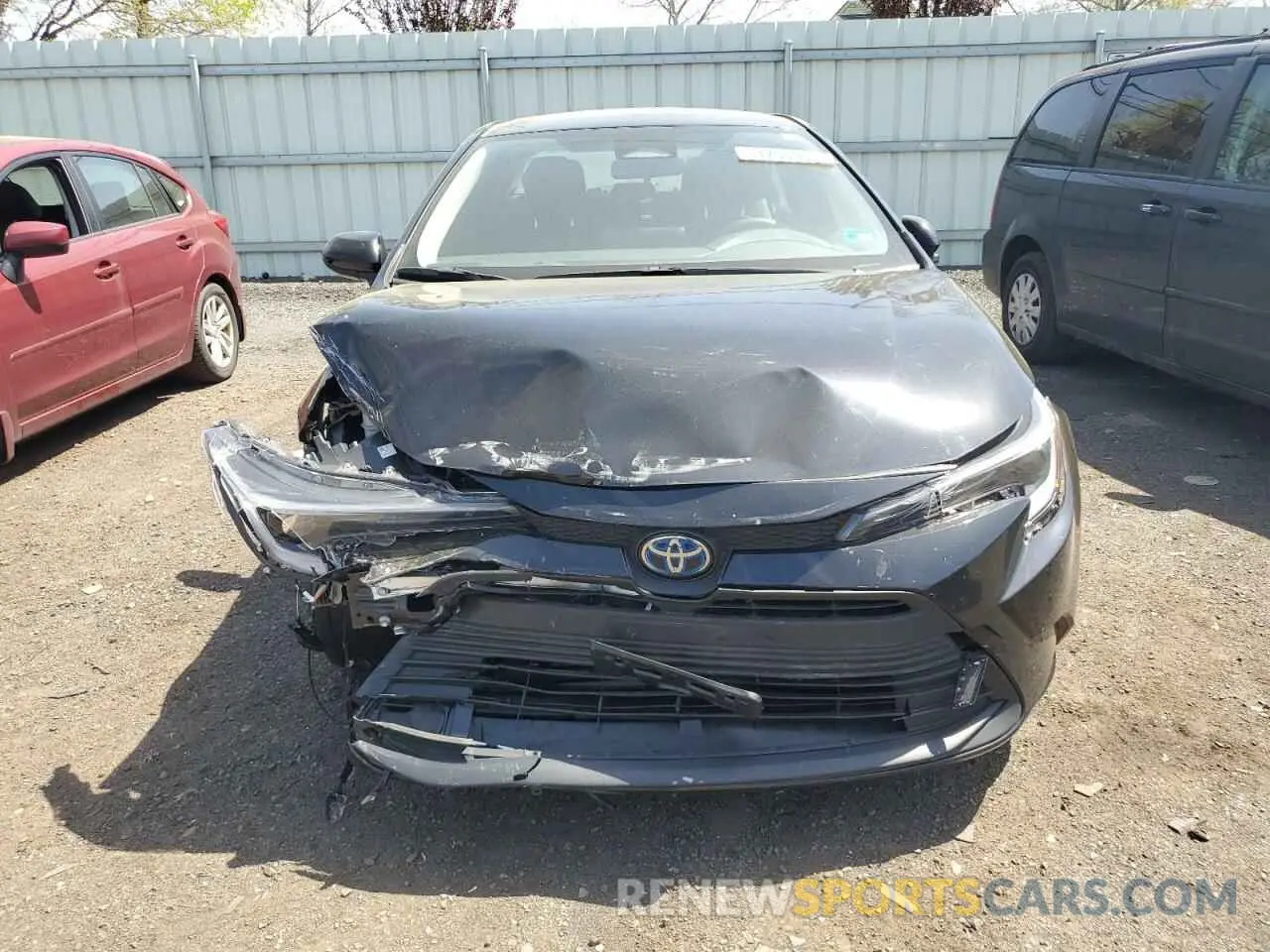 5 fotografías del automóvil dañado JTDBDMHE6PJ000917 TOYOTA COROLLA 2023