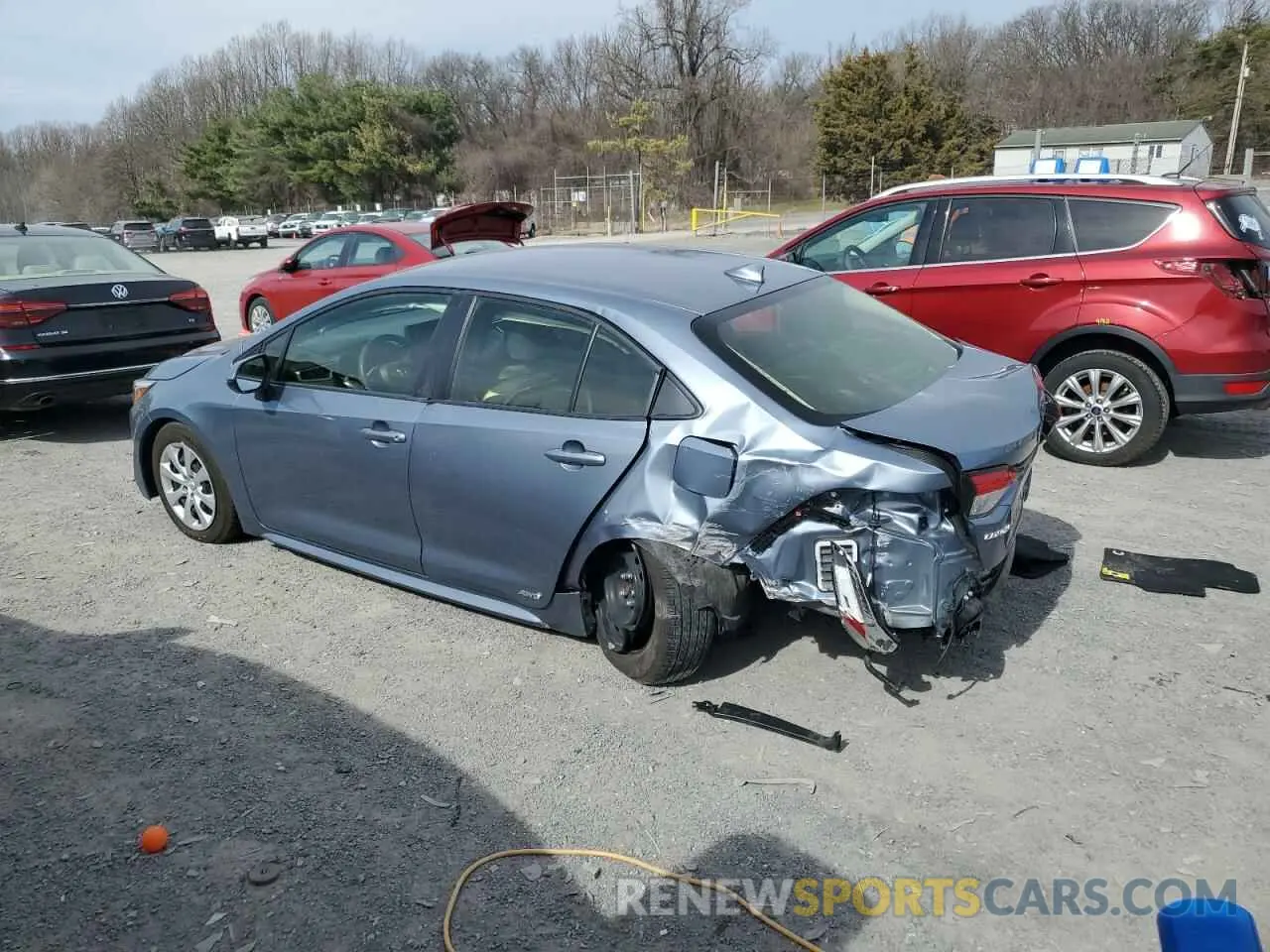 2 fotografías del automóvil dañado JTDBDMHE6PJ002943 TOYOTA COROLLA 2023