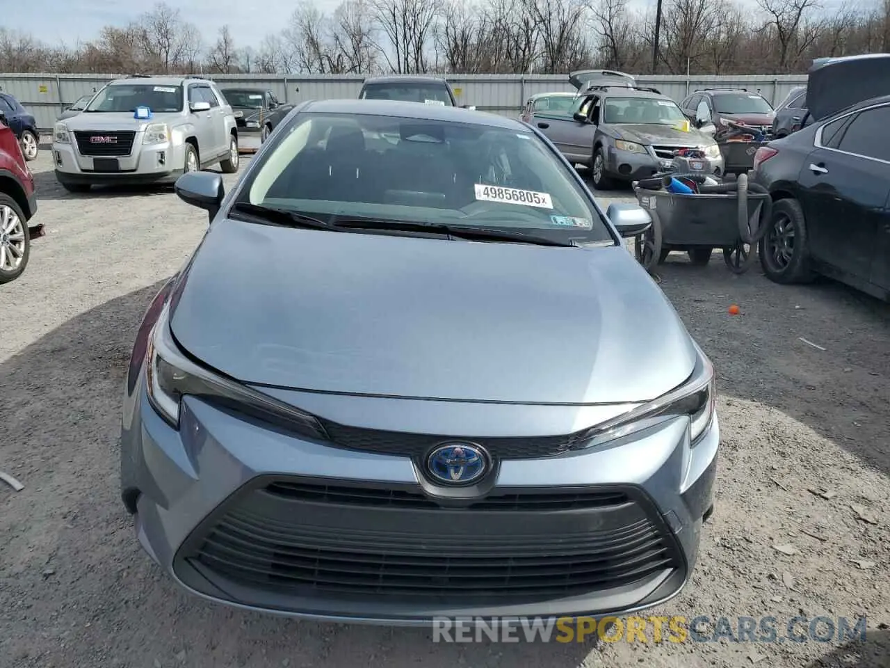 5 fotografías del automóvil dañado JTDBDMHE6PJ002943 TOYOTA COROLLA 2023
