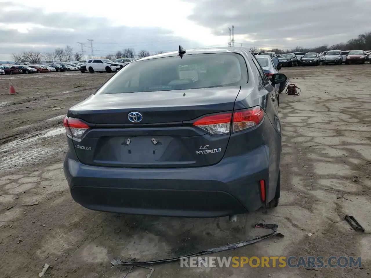 6 fotografías del automóvil dañado JTDBDMHE7P3003524 TOYOTA COROLLA 2023
