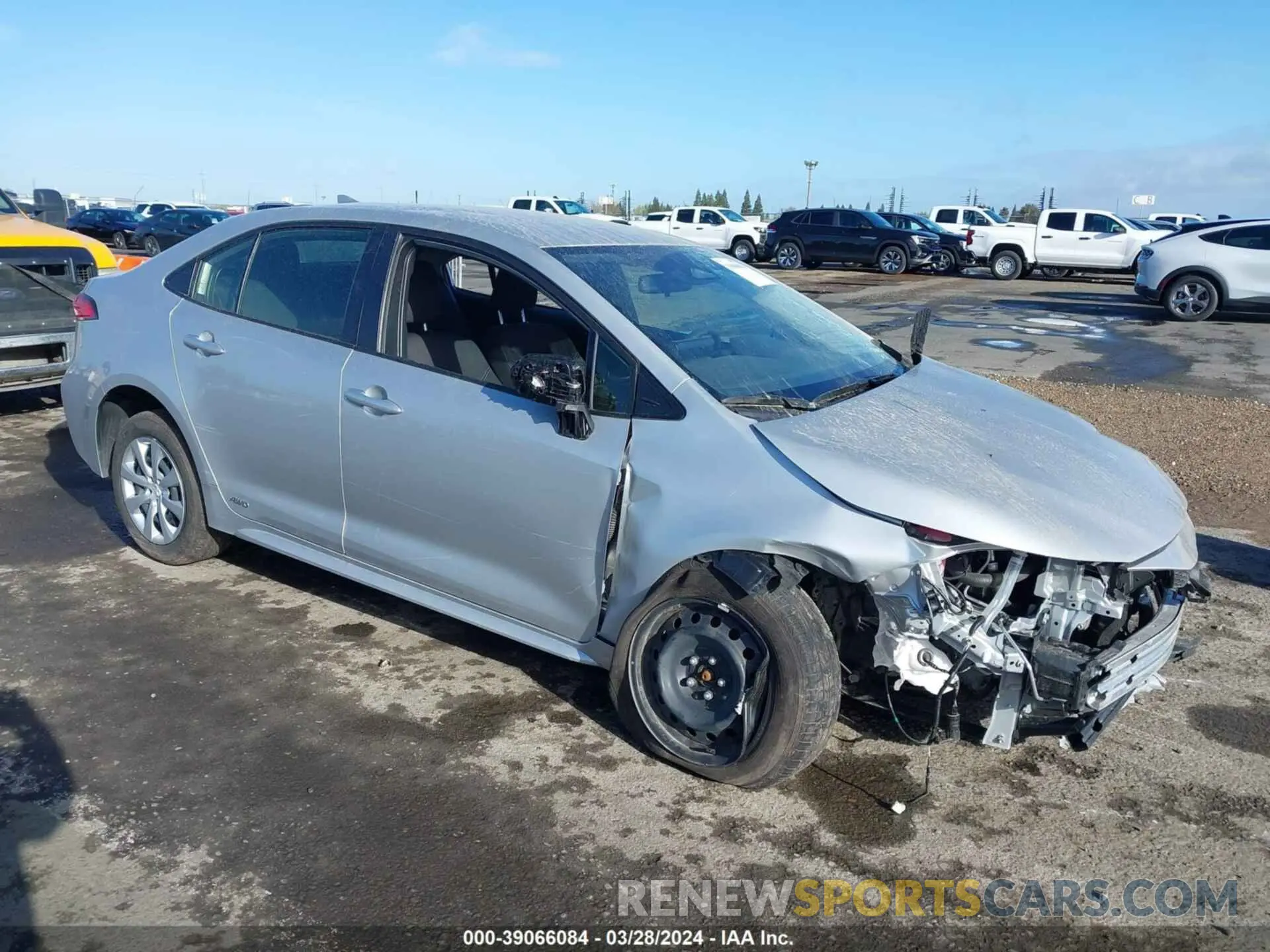 1 fotografías del automóvil dañado JTDBDMHE7P3007881 TOYOTA COROLLA 2023