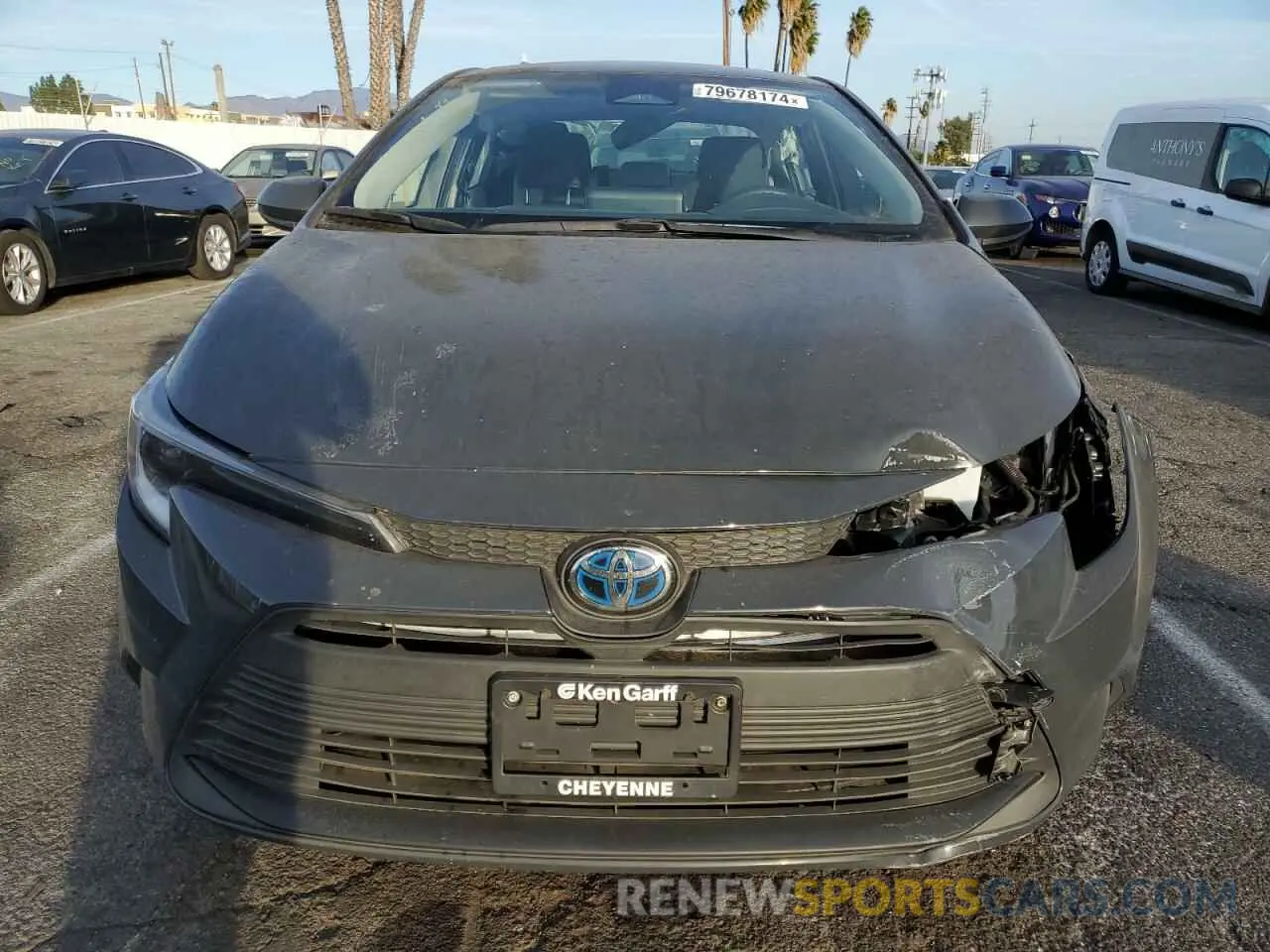 5 fotografías del automóvil dañado JTDBDMHE8P3003659 TOYOTA COROLLA 2023