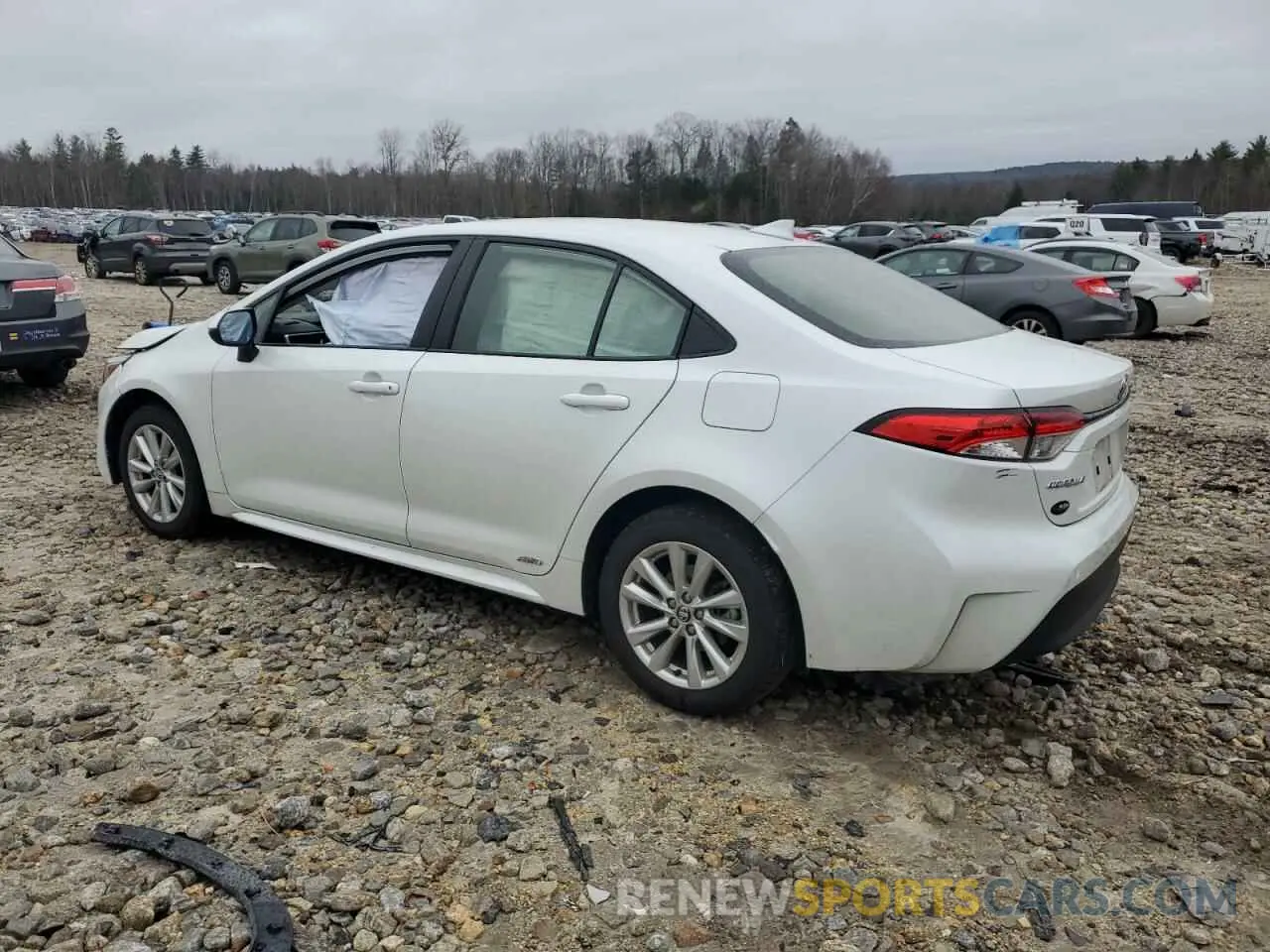 2 fotografías del automóvil dañado JTDBDMHE8PJ003298 TOYOTA COROLLA 2023