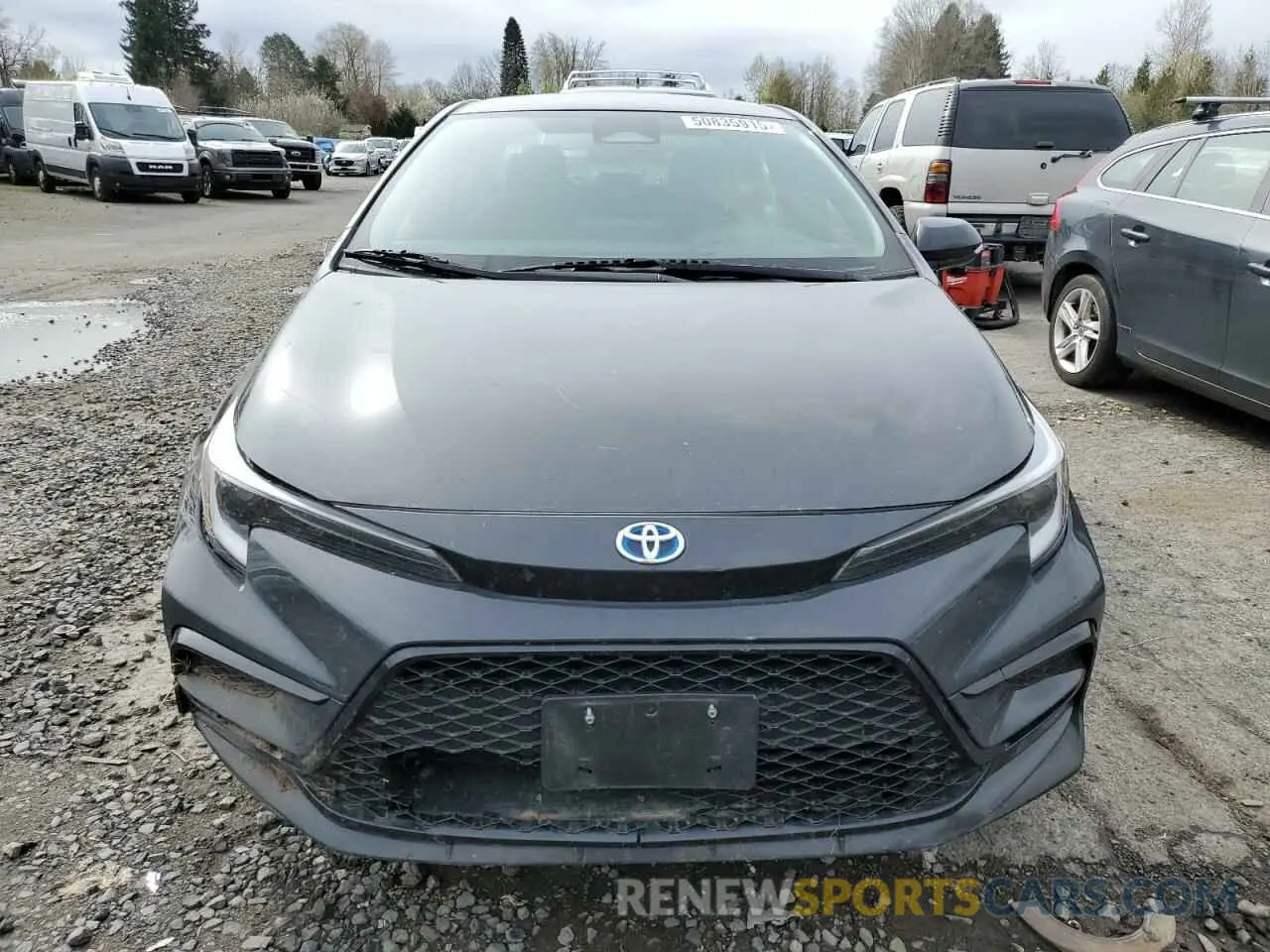 5 fotografías del automóvil dañado JTDBDMHE9P3006747 TOYOTA COROLLA 2023