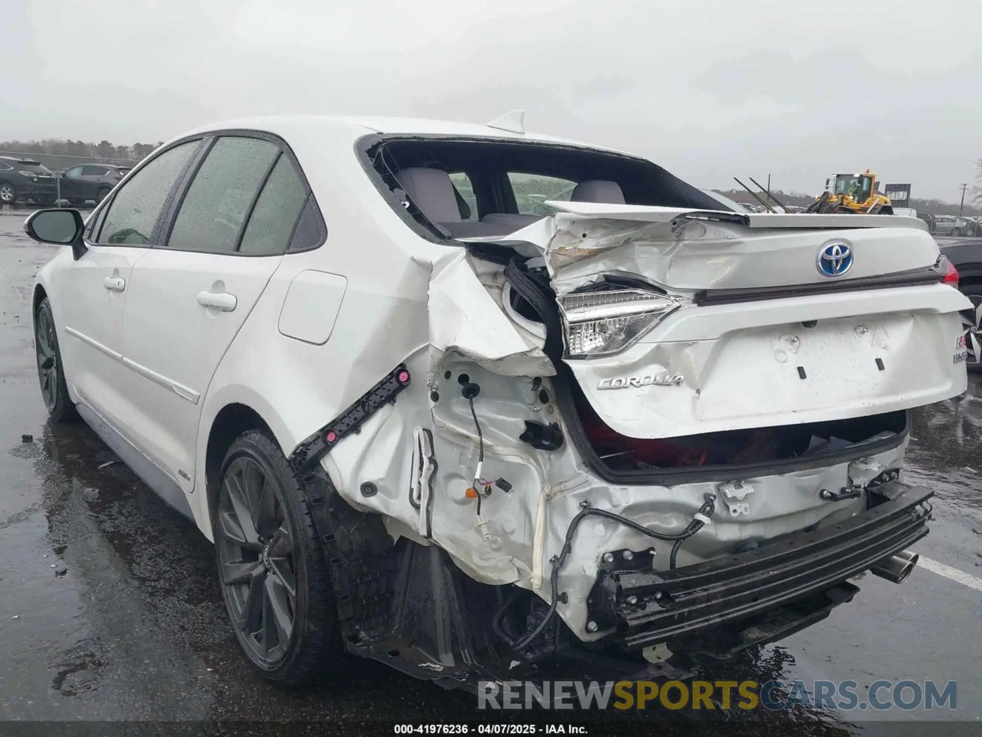 3 fotografías del automóvil dañado JTDBDMHE9PJ001298 TOYOTA COROLLA 2023
