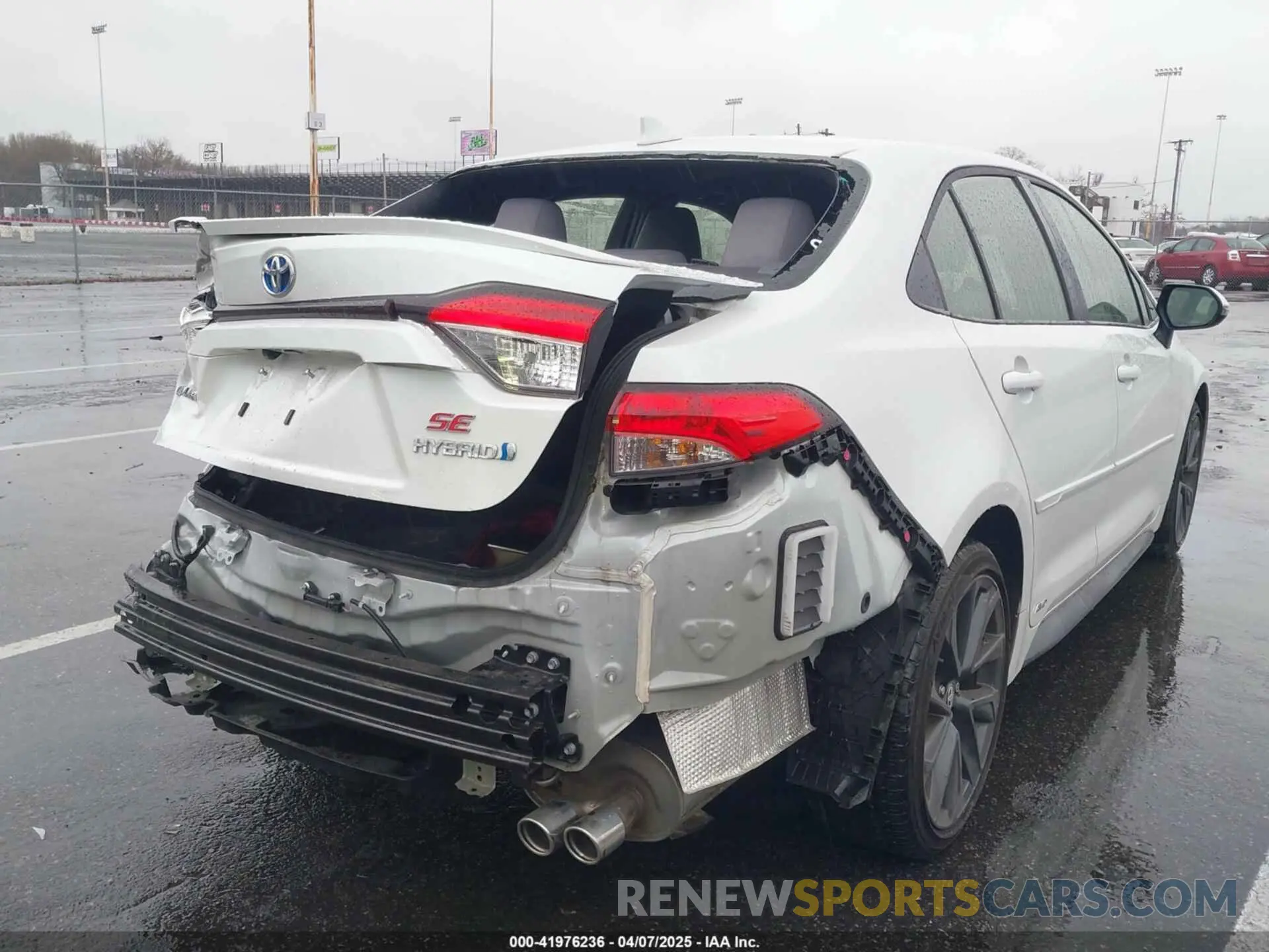 4 fotografías del automóvil dañado JTDBDMHE9PJ001298 TOYOTA COROLLA 2023