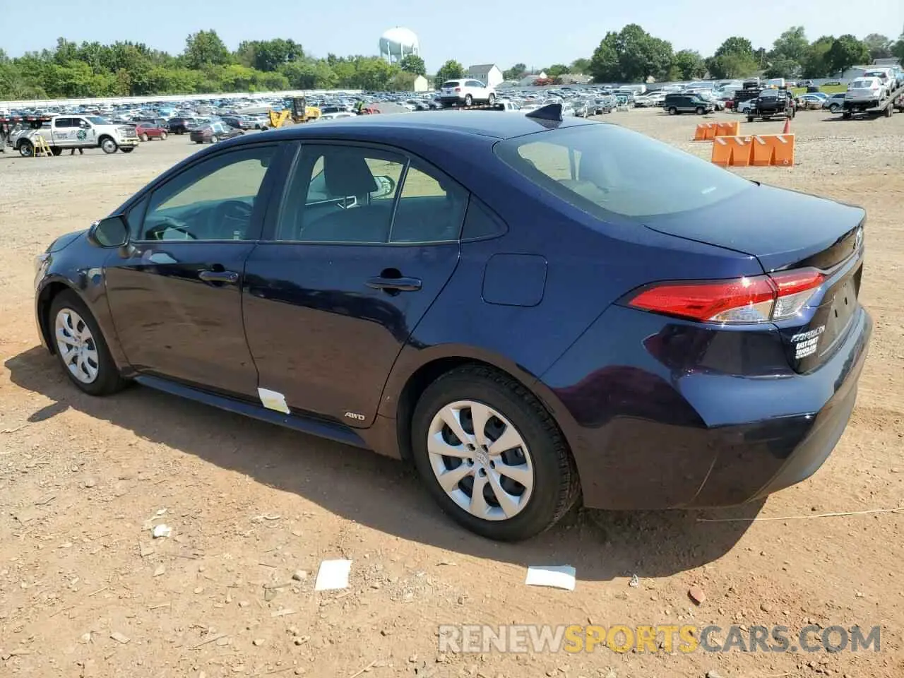2 fotografías del automóvil dañado JTDBDMHE9PJ001933 TOYOTA COROLLA 2023