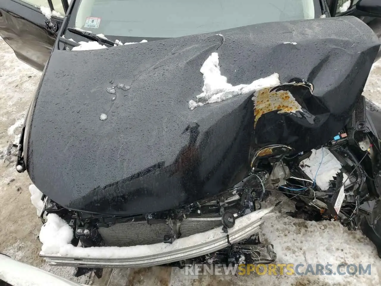 11 fotografías del automóvil dañado JTDBDMHEXPJ002637 TOYOTA COROLLA 2023