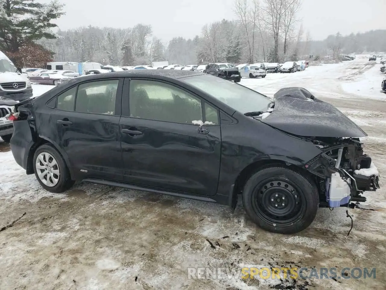4 fotografías del automóvil dañado JTDBDMHEXPJ002637 TOYOTA COROLLA 2023