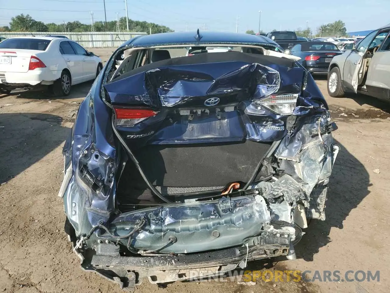 6 fotografías del automóvil dañado JTDBDMHEXPJ003738 TOYOTA COROLLA 2023