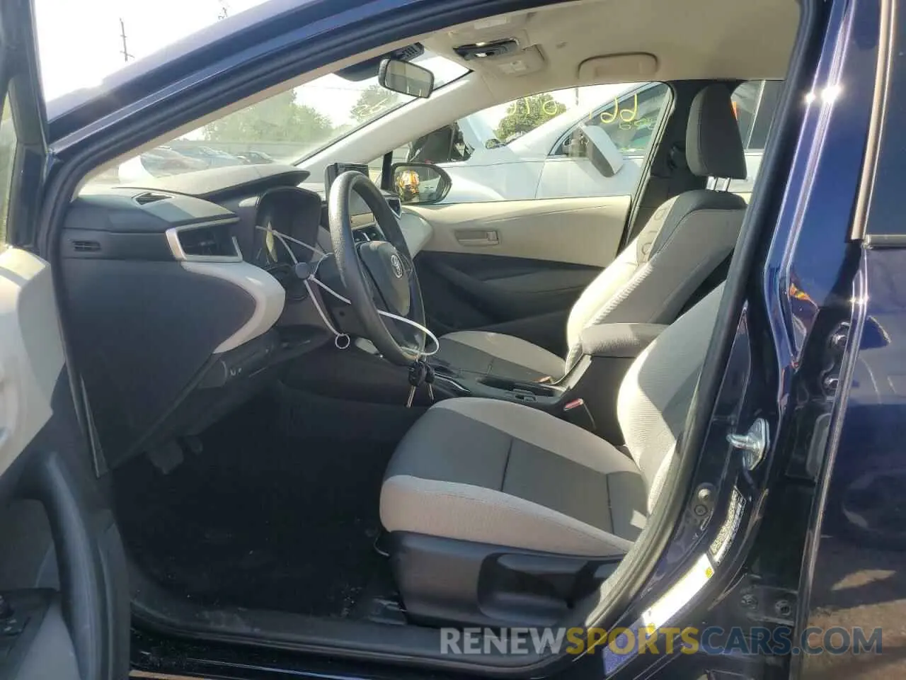 7 fotografías del automóvil dañado JTDBDMHEXPJ003738 TOYOTA COROLLA 2023