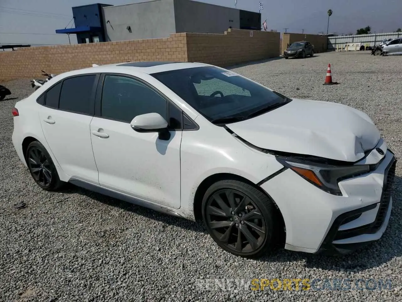 4 fotografías del automóvil dañado JTDP4MCE0P3515297 TOYOTA COROLLA 2023