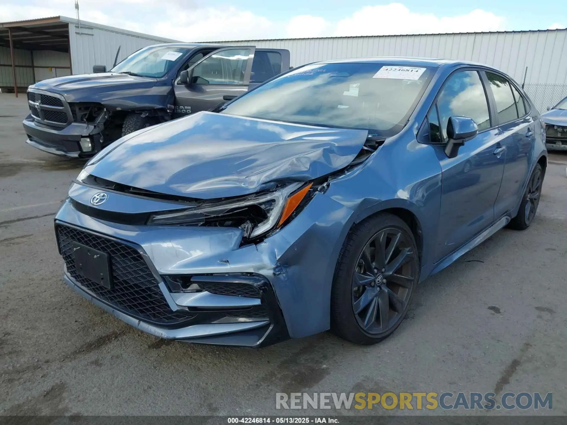 6 fotografías del automóvil dañado JTDP4MCE0PJ101660 TOYOTA COROLLA 2023