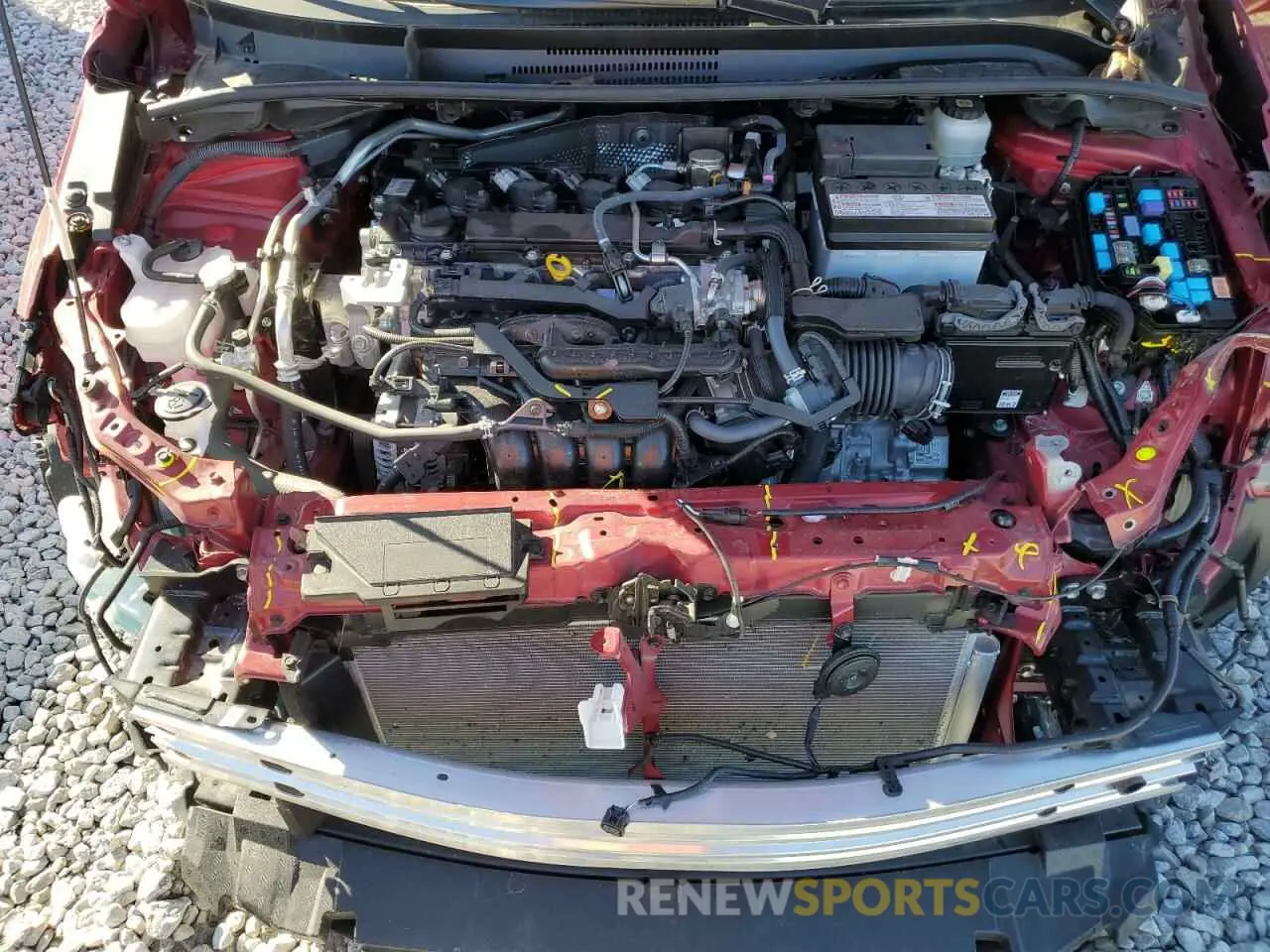 11 fotografías del automóvil dañado JTDP4MCE9PJ103407 TOYOTA COROLLA 2023