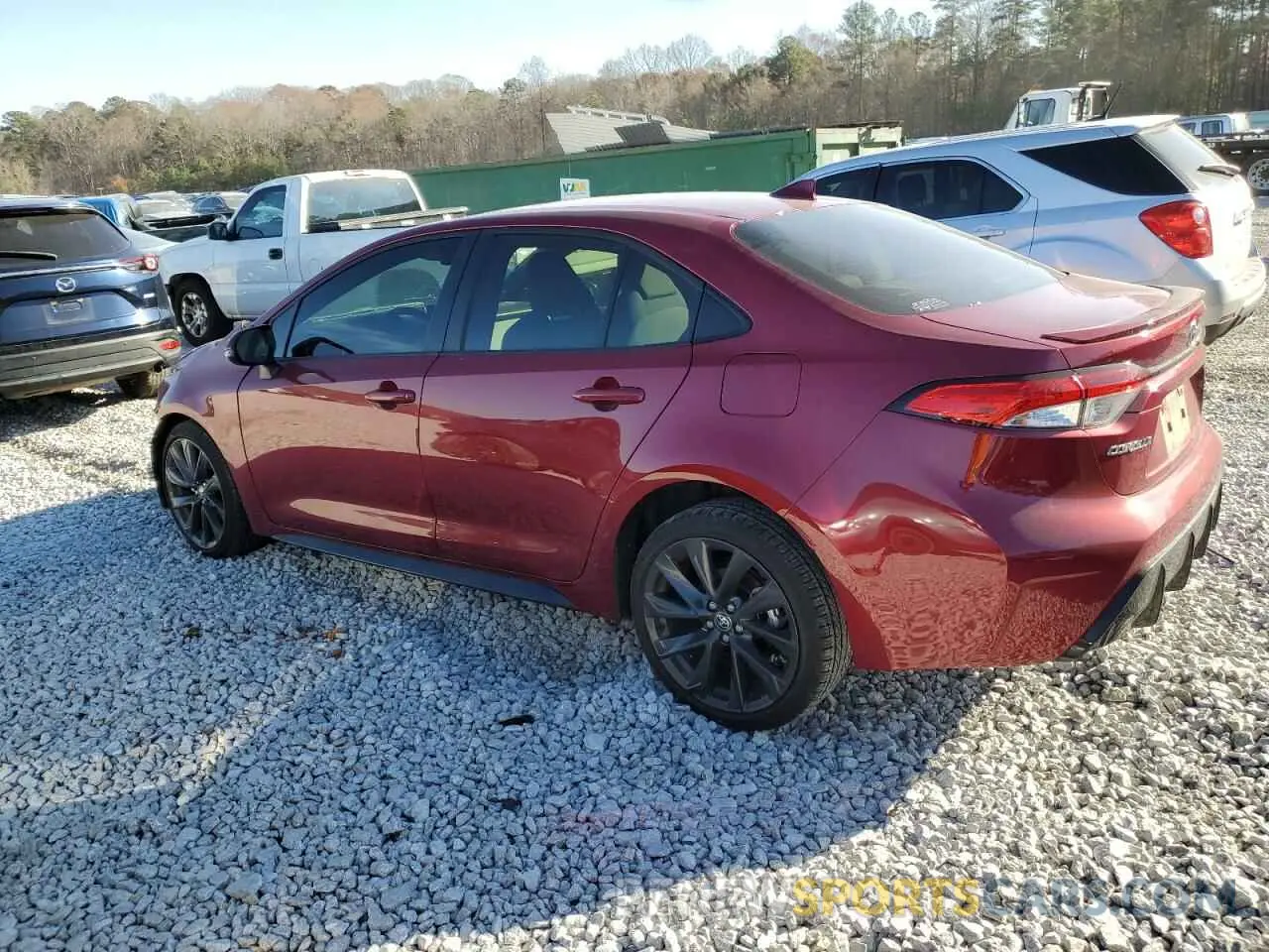 2 fotografías del automóvil dañado JTDP4MCE9PJ103407 TOYOTA COROLLA 2023