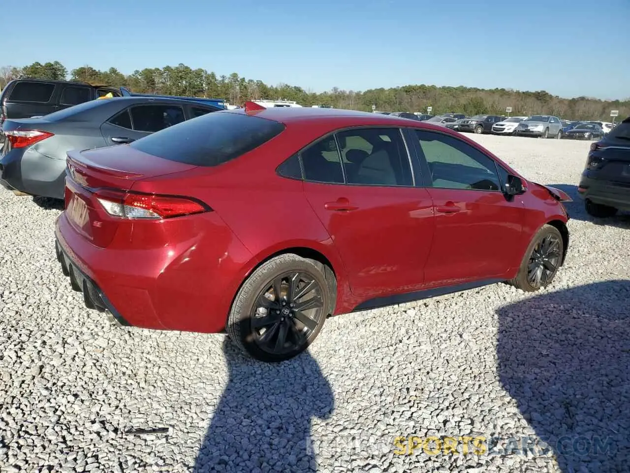 3 fotografías del automóvil dañado JTDP4MCE9PJ103407 TOYOTA COROLLA 2023