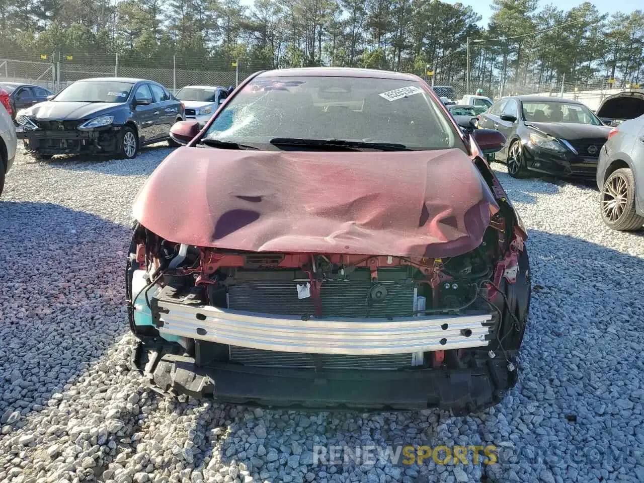 5 fotografías del automóvil dañado JTDP4MCE9PJ103407 TOYOTA COROLLA 2023
