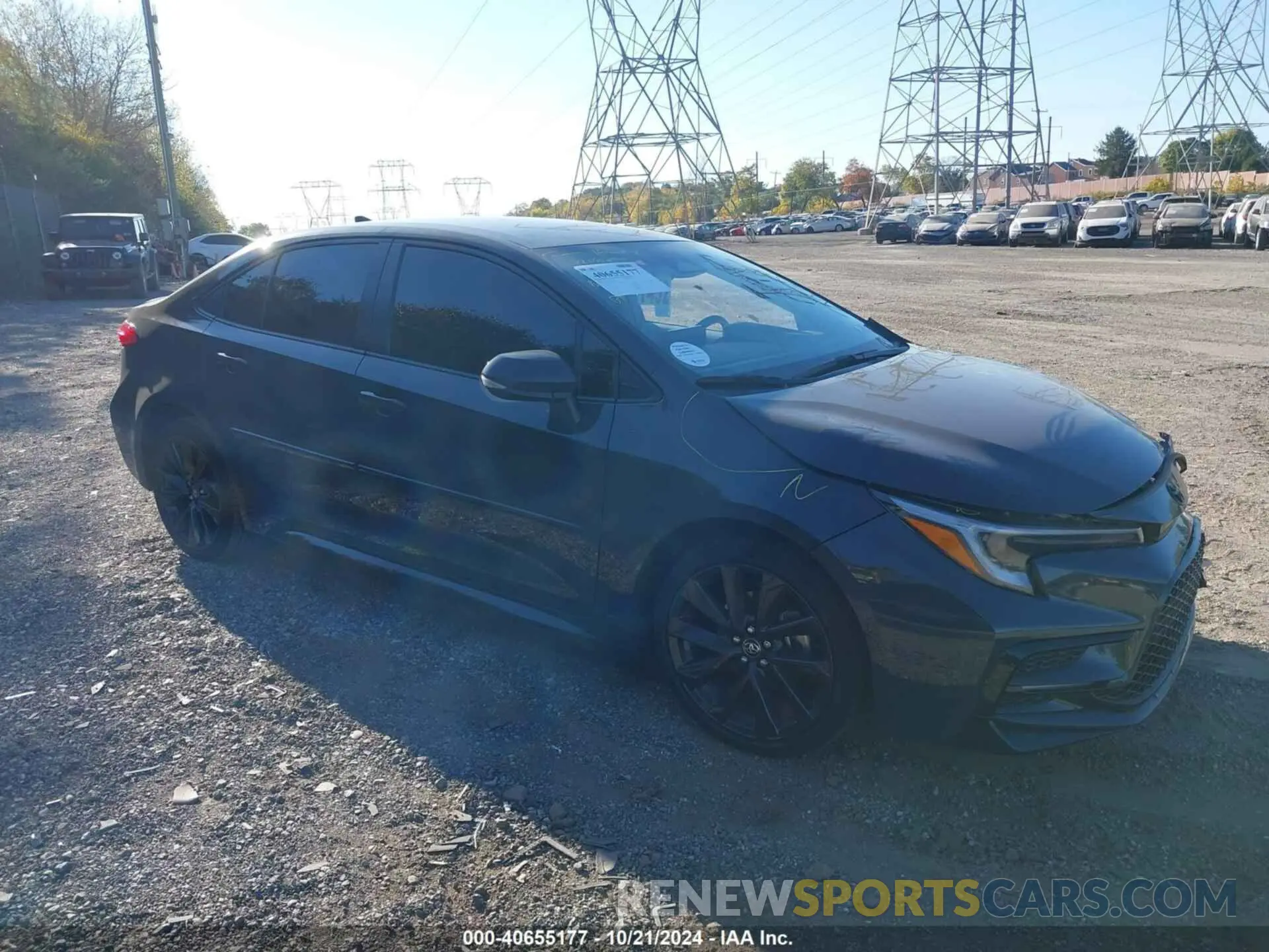 1 fotografías del automóvil dañado JTDS4MCE1P3517893 TOYOTA COROLLA 2023