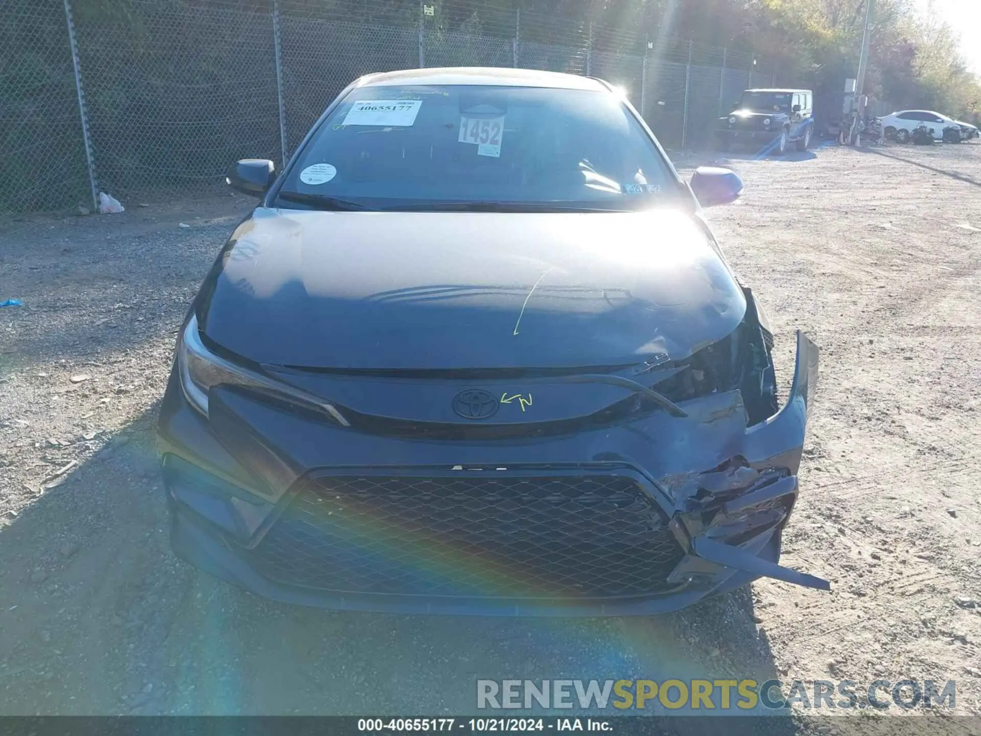 12 fotografías del automóvil dañado JTDS4MCE1P3517893 TOYOTA COROLLA 2023