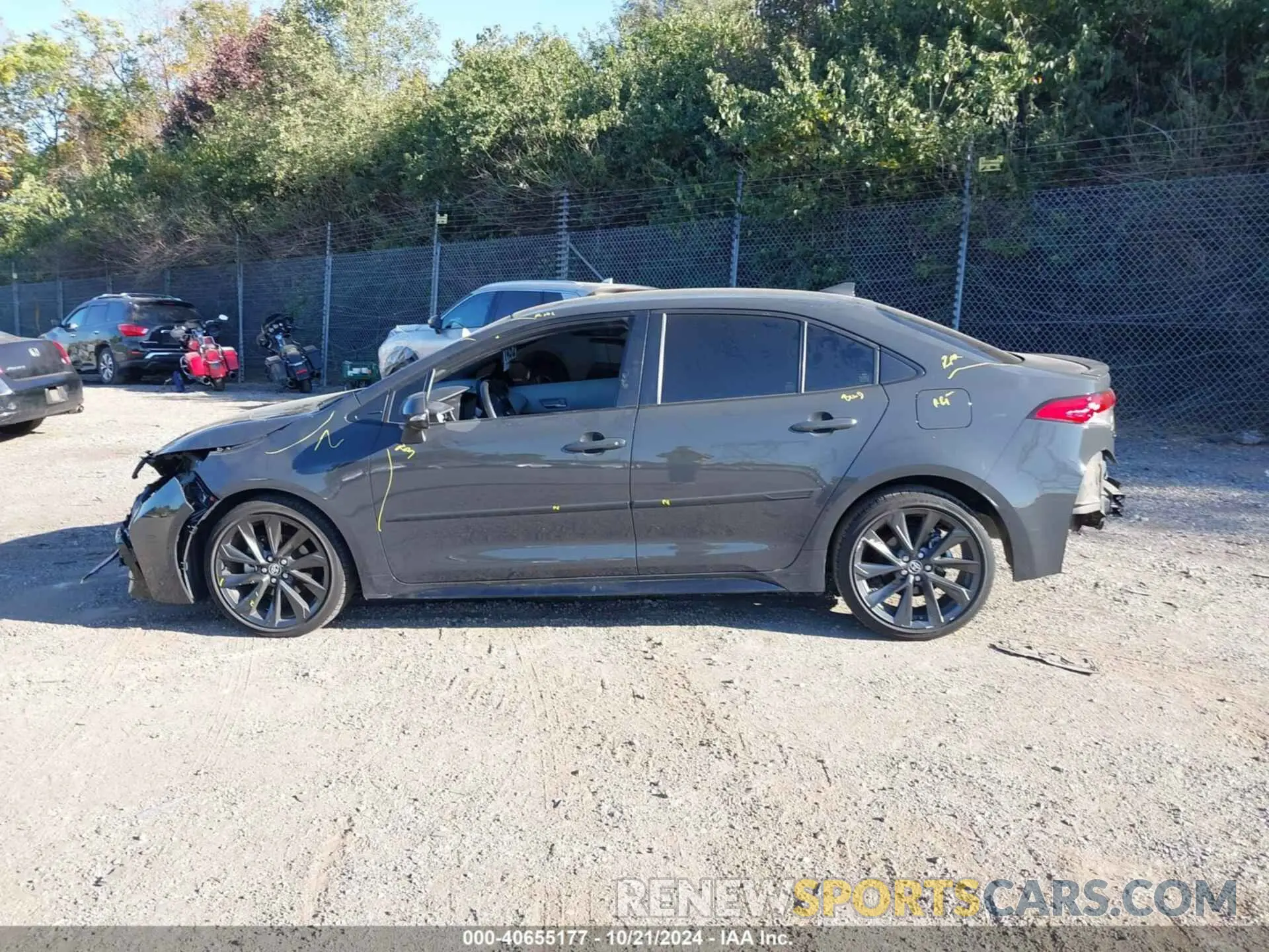 14 fotografías del automóvil dañado JTDS4MCE1P3517893 TOYOTA COROLLA 2023
