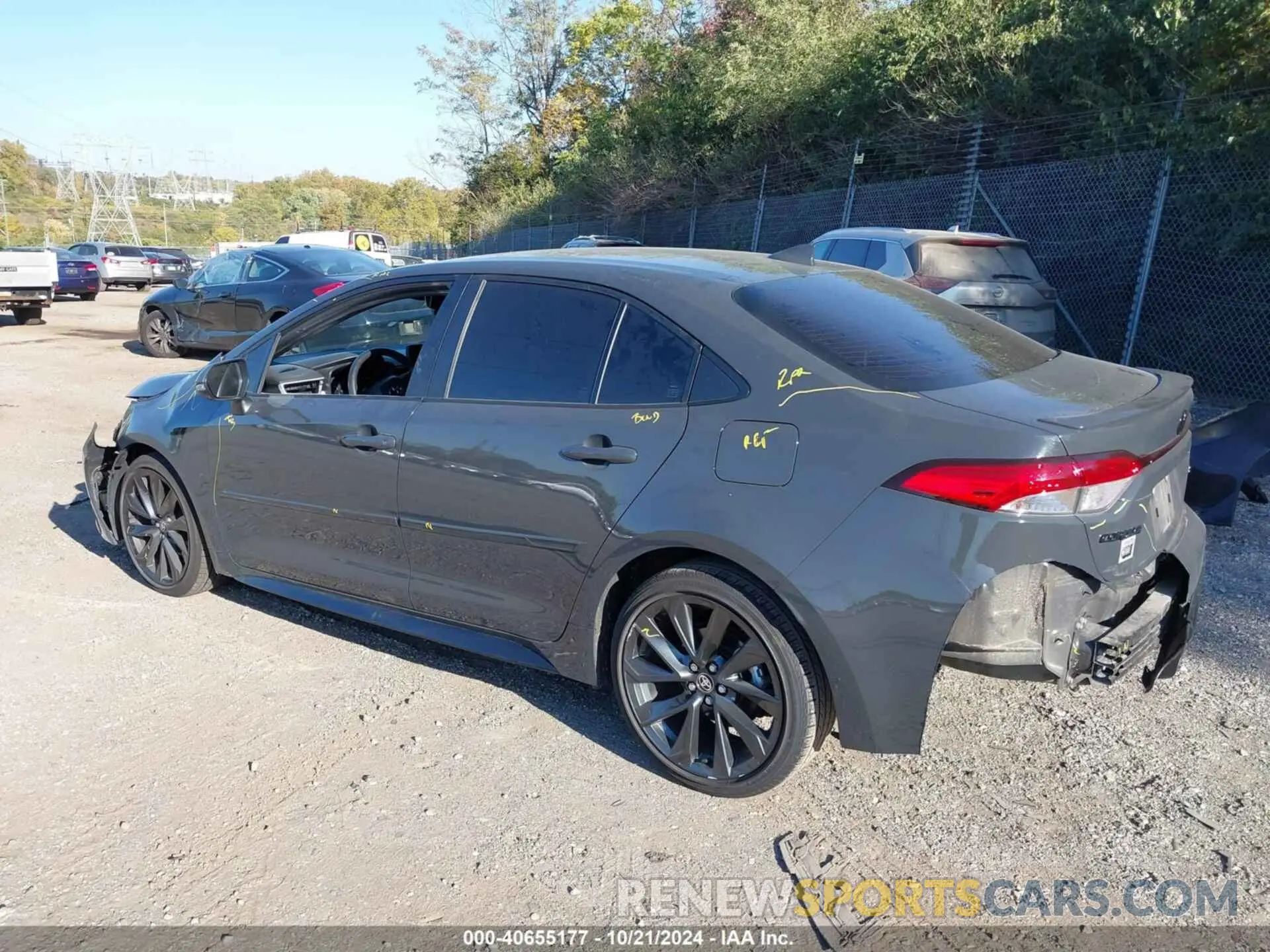 3 fotografías del automóvil dañado JTDS4MCE1P3517893 TOYOTA COROLLA 2023