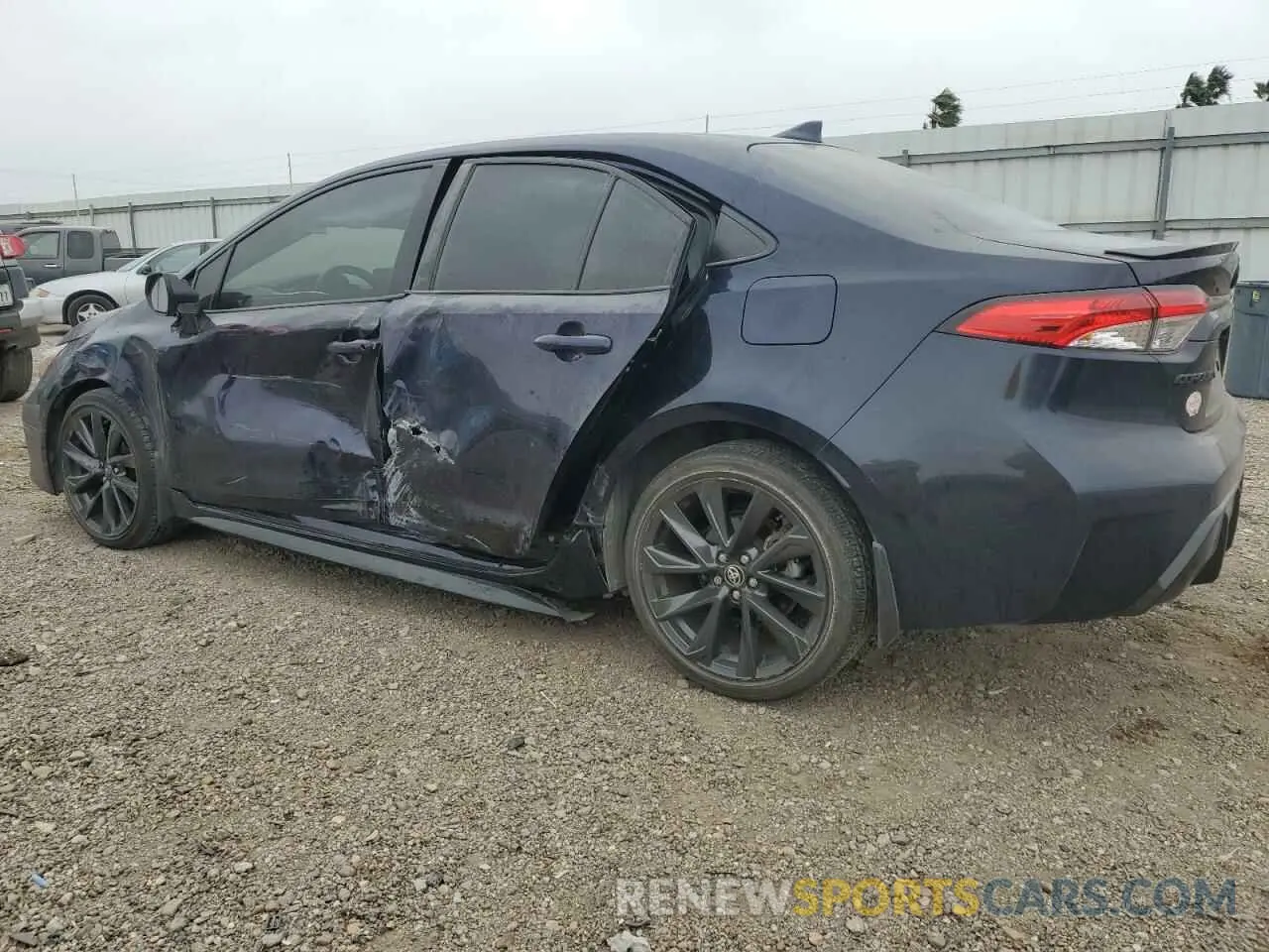 2 fotografías del automóvil dañado JTDS4MCE1PJ101385 TOYOTA COROLLA 2023