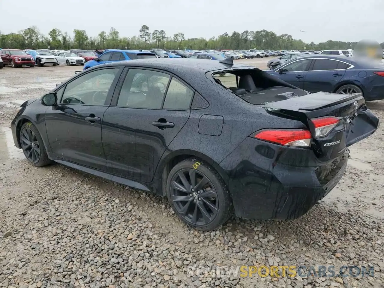 2 fotografías del automóvil dañado JTDS4MCE4P3514602 TOYOTA COROLLA 2023