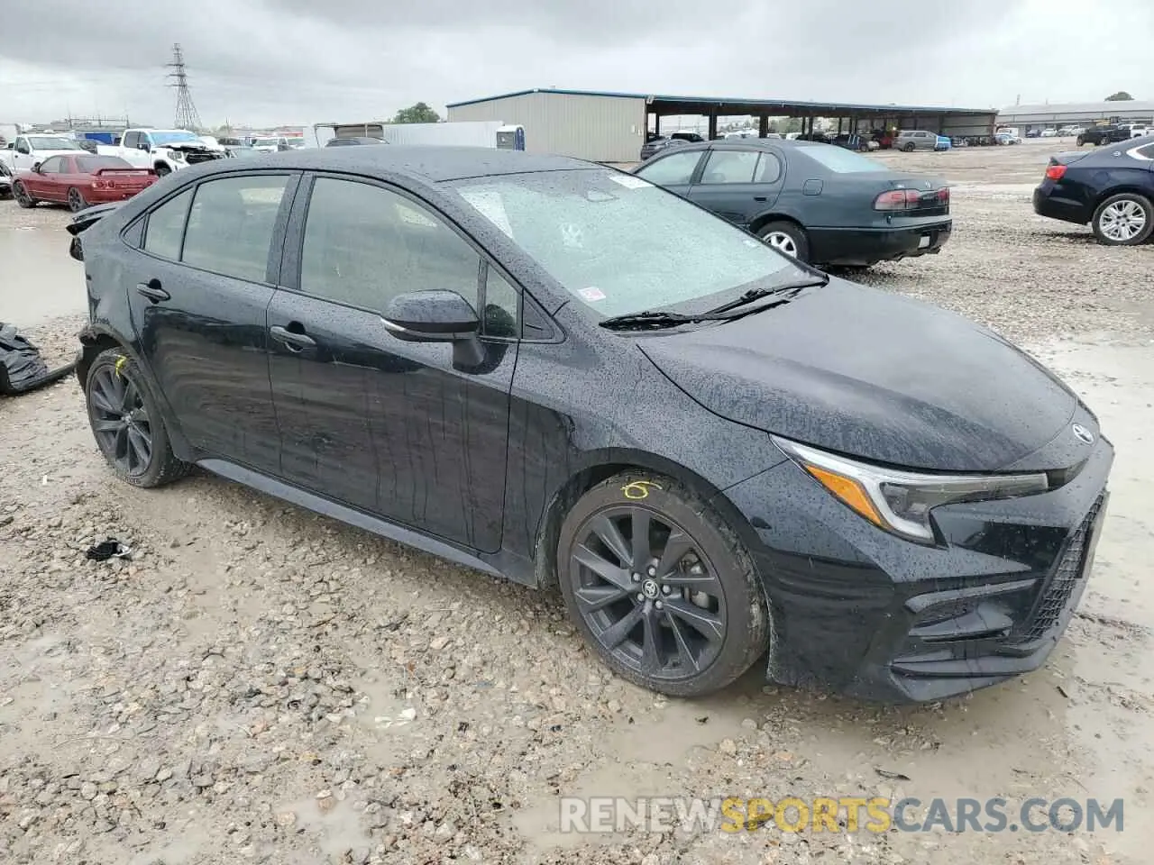 4 fotografías del automóvil dañado JTDS4MCE4P3514602 TOYOTA COROLLA 2023