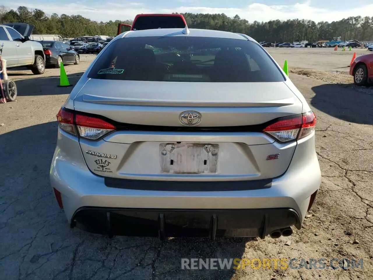 6 fotografías del automóvil dañado JTDS4MCE6P3517579 TOYOTA COROLLA 2023
