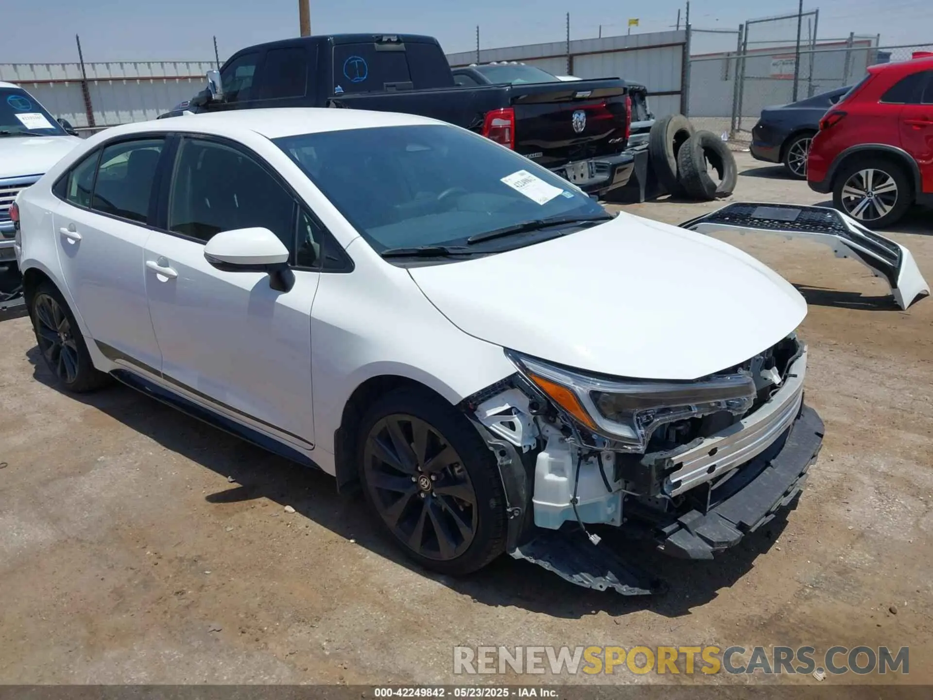 1 fotografías del automóvil dañado JTDS4MCE7P3517400 TOYOTA COROLLA 2023