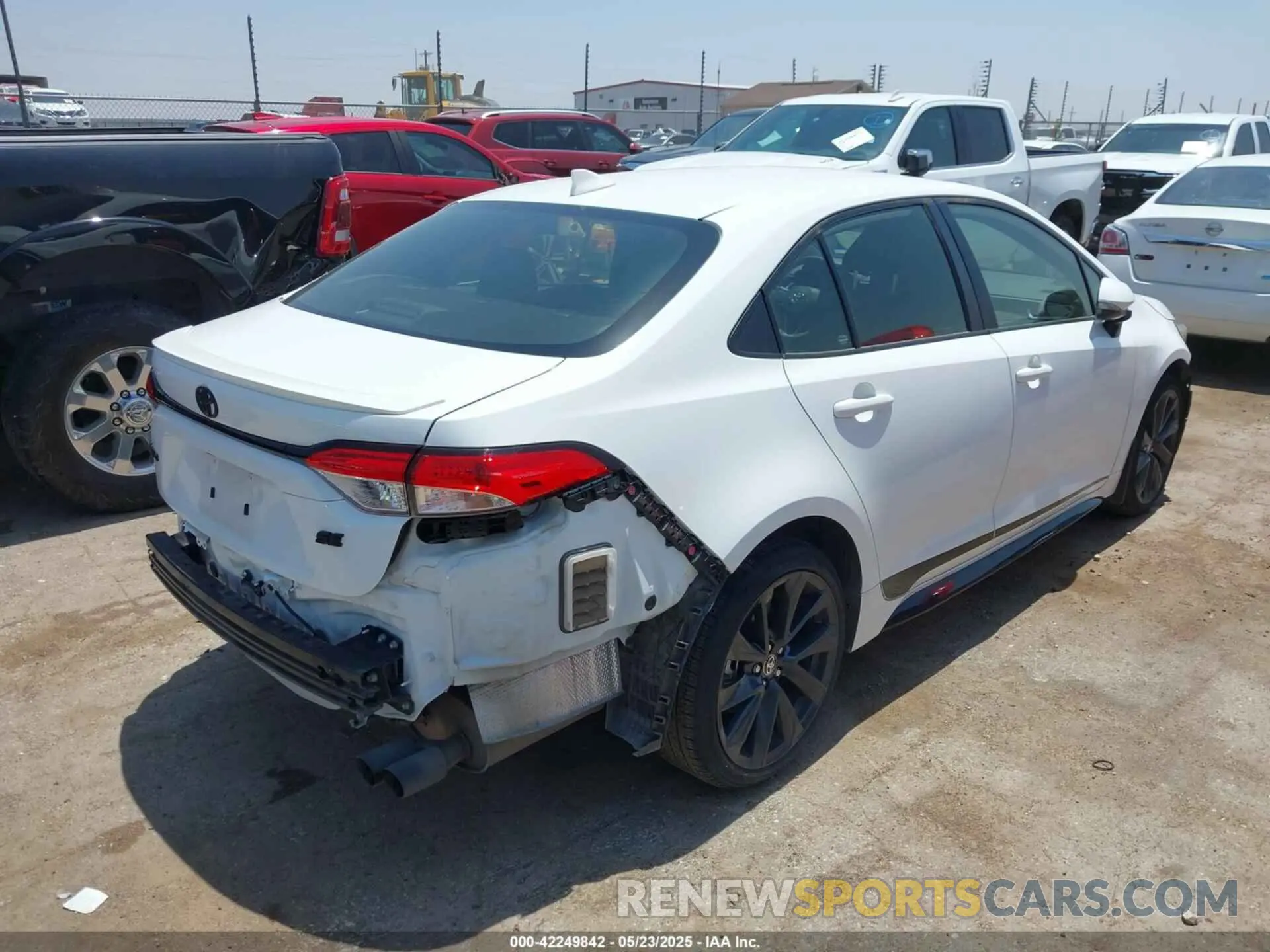 4 fotografías del automóvil dañado JTDS4MCE7P3517400 TOYOTA COROLLA 2023