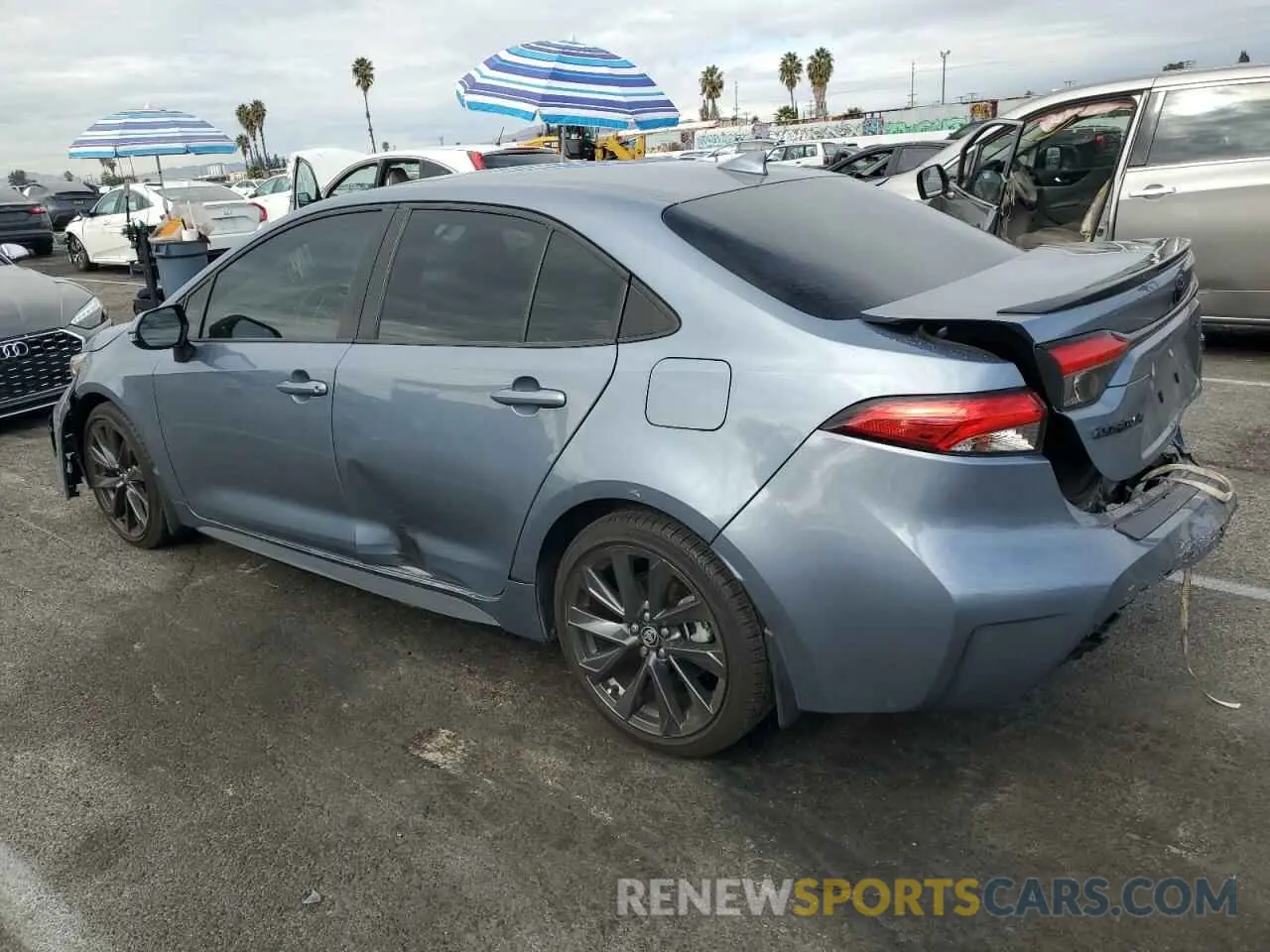 2 fotografías del automóvil dañado JTDT4MCE4P3515866 TOYOTA COROLLA 2023