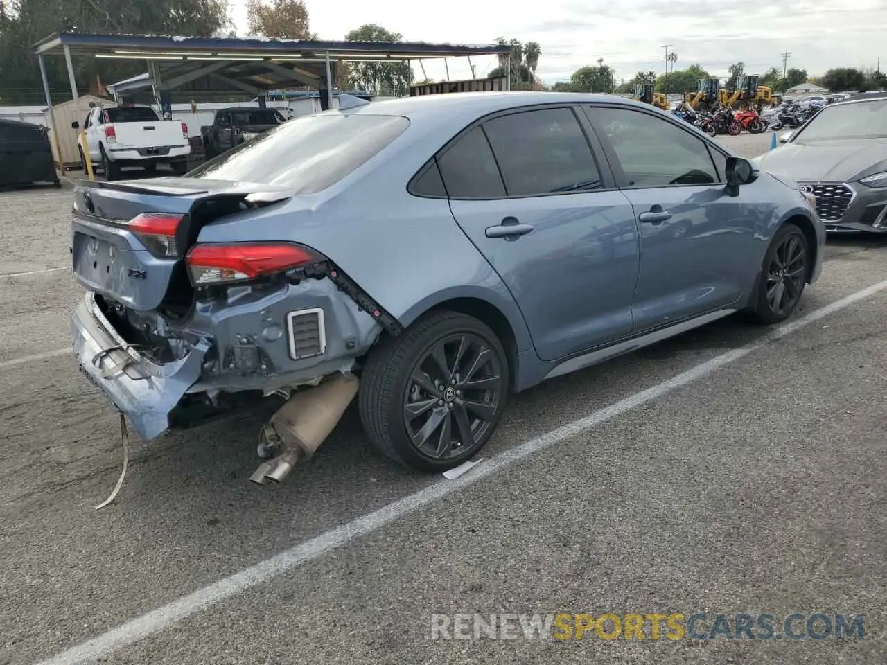 3 fotografías del automóvil dañado JTDT4MCE4P3515866 TOYOTA COROLLA 2023