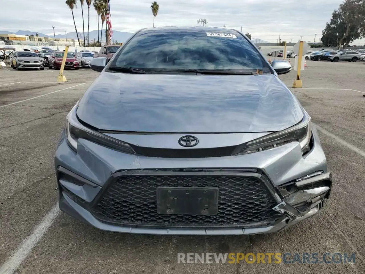 5 fotografías del automóvil dañado JTDT4MCE4P3515866 TOYOTA COROLLA 2023