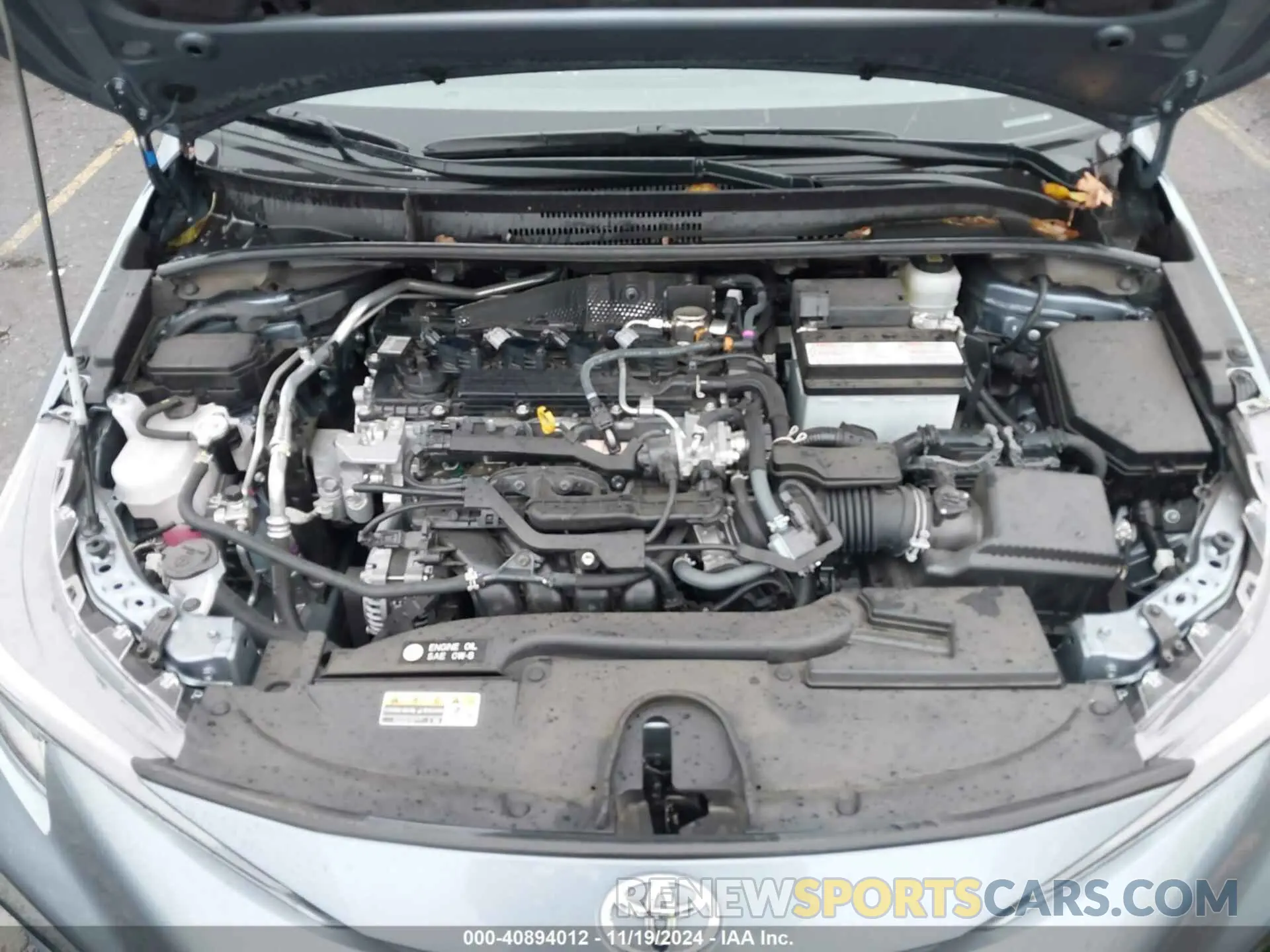 10 fotografías del automóvil dañado JTDT4MCE6PJ101855 TOYOTA COROLLA 2023