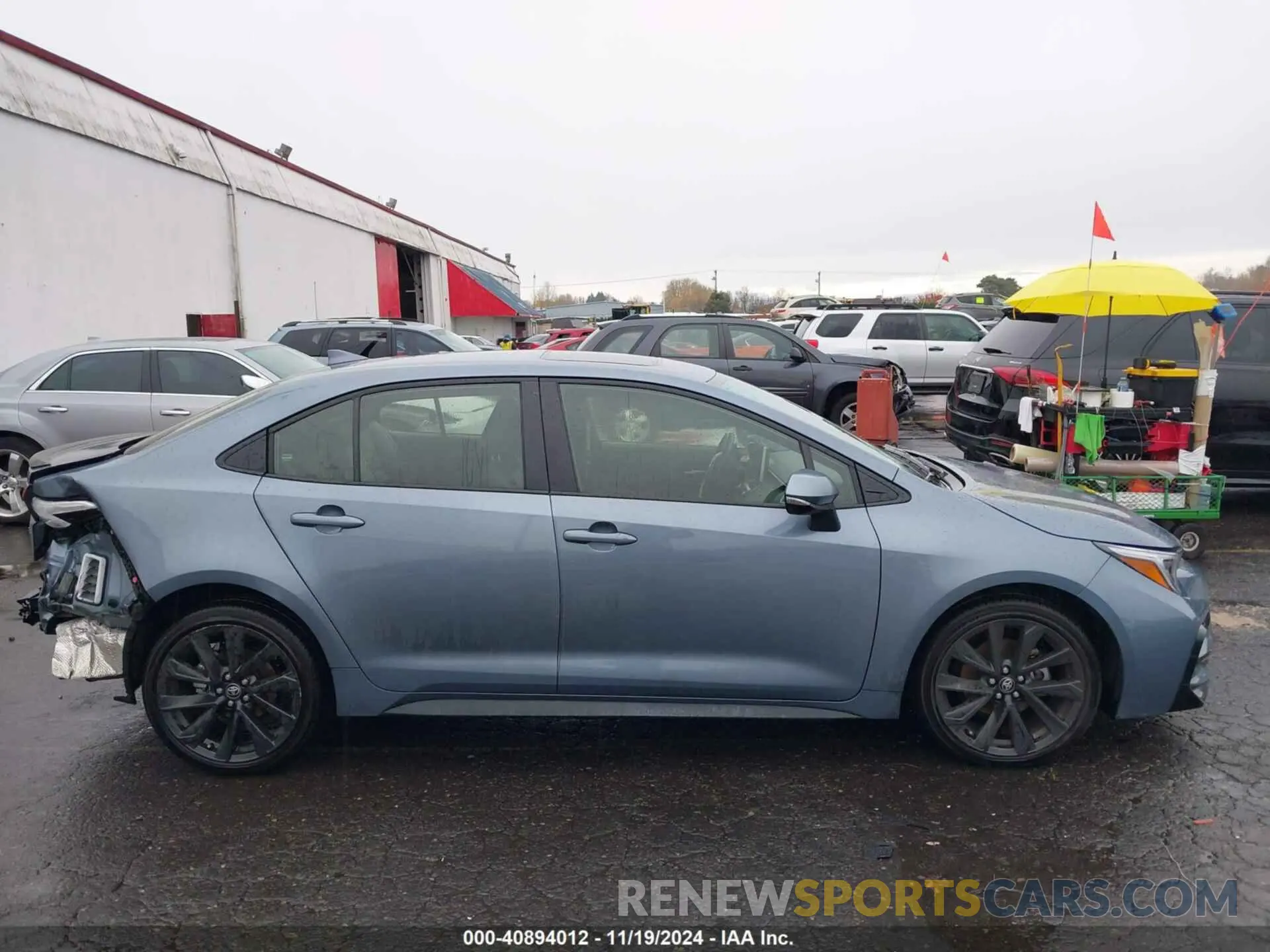 14 fotografías del automóvil dañado JTDT4MCE6PJ101855 TOYOTA COROLLA 2023