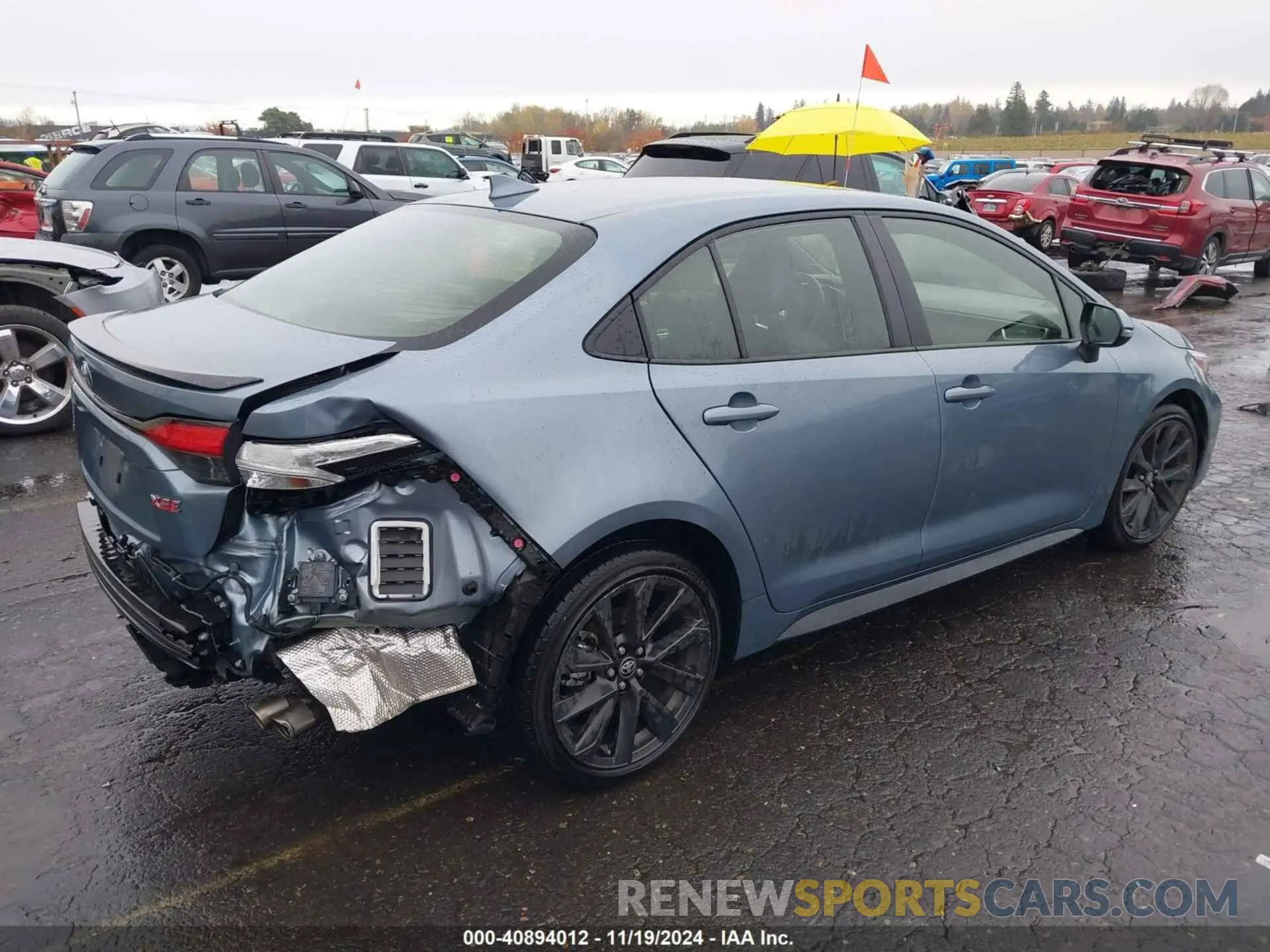 4 fotografías del automóvil dañado JTDT4MCE6PJ101855 TOYOTA COROLLA 2023