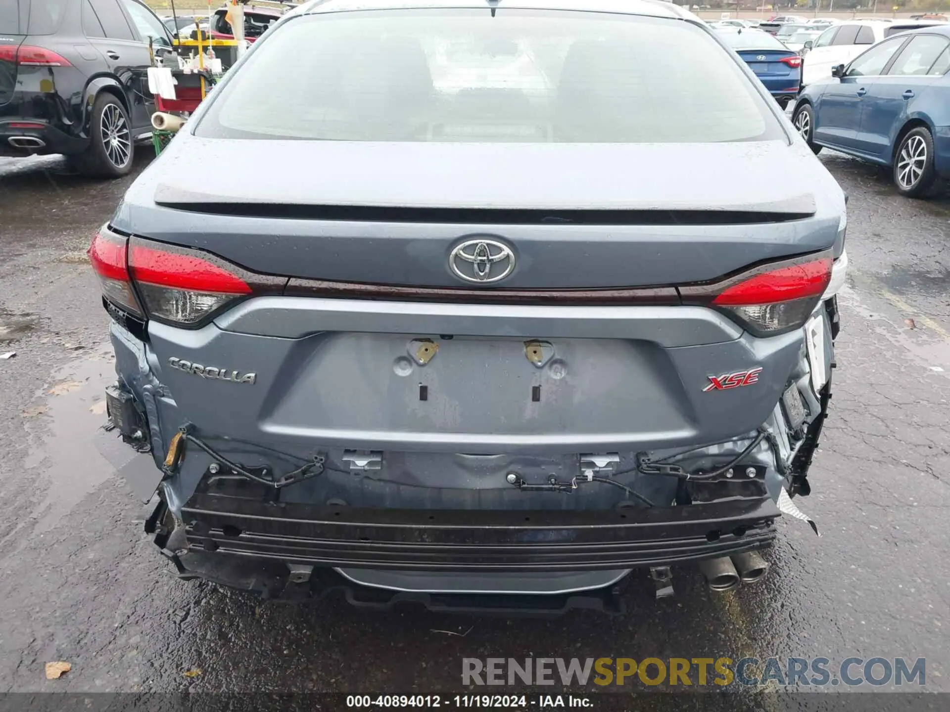 6 fotografías del automóvil dañado JTDT4MCE6PJ101855 TOYOTA COROLLA 2023