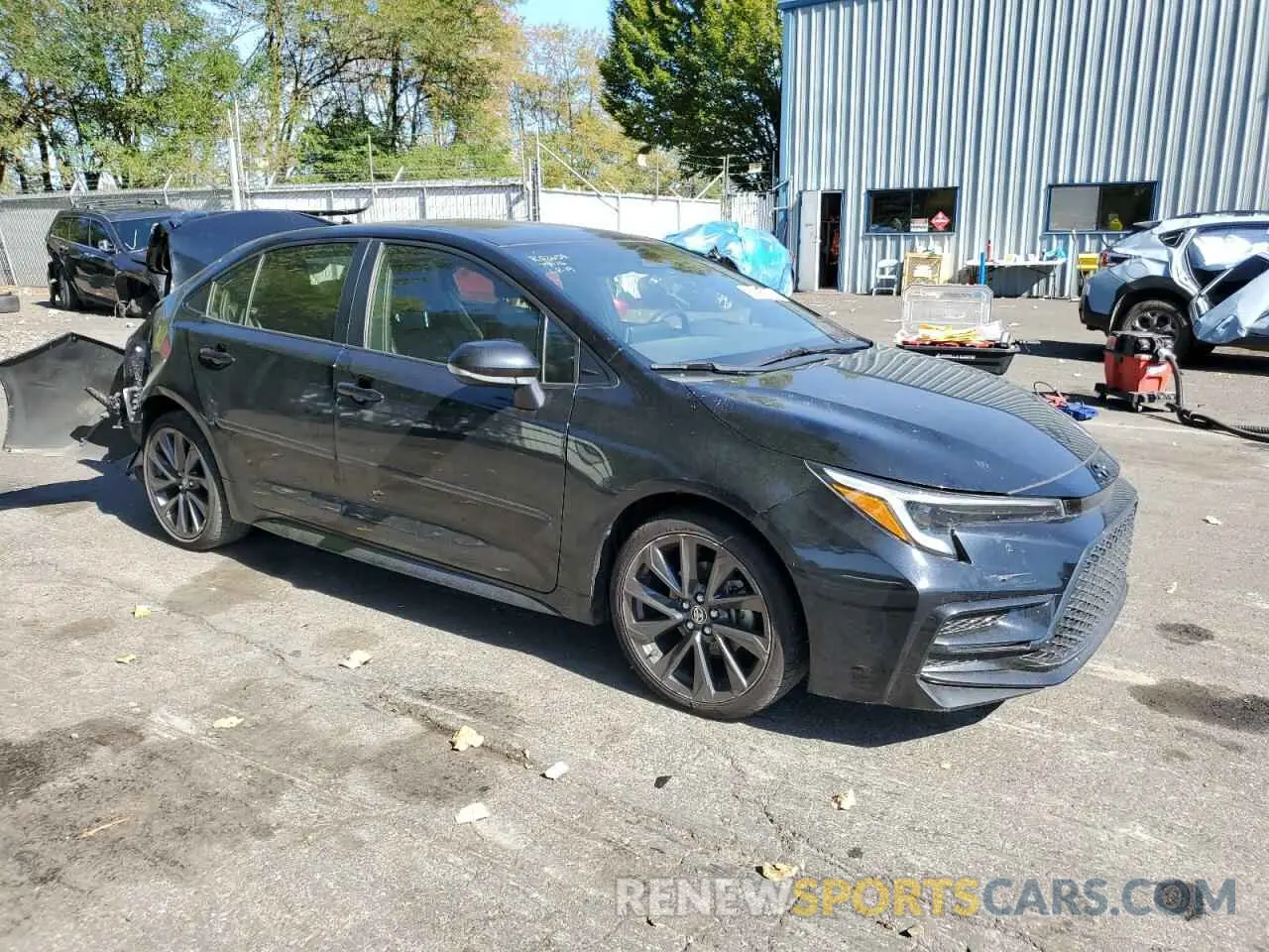 4 fotografías del automóvil dañado JTDT4MCE7P3515358 TOYOTA COROLLA 2023