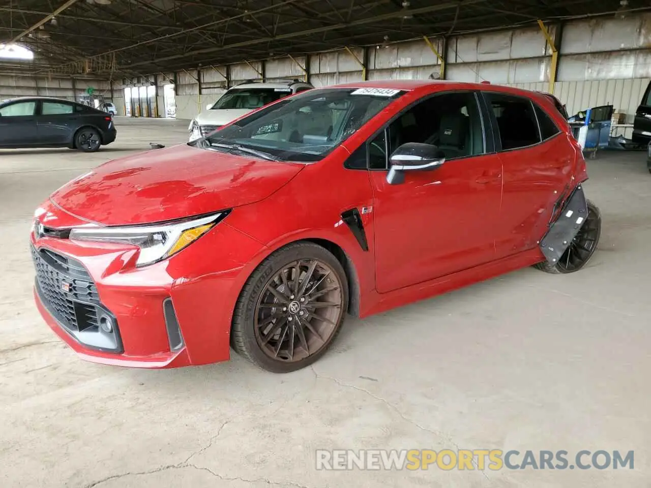 1 fotografías del automóvil dañado JTNABAAE8PA007521 TOYOTA COROLLA 2023